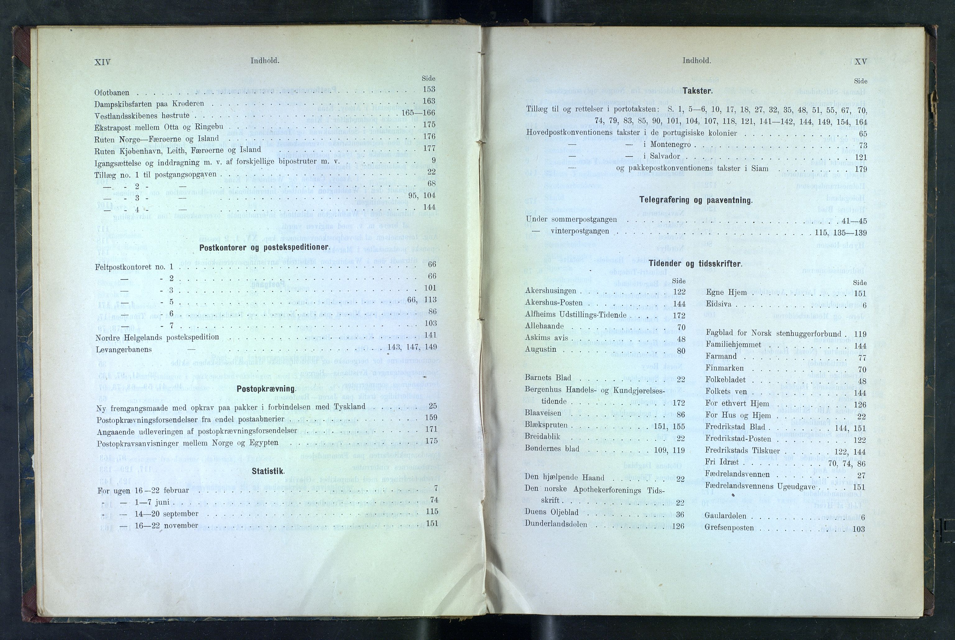 Norges Postmuseums bibliotek, NOPO/-/-/-: Sirkulærer fra Poststyrelsen, 1902