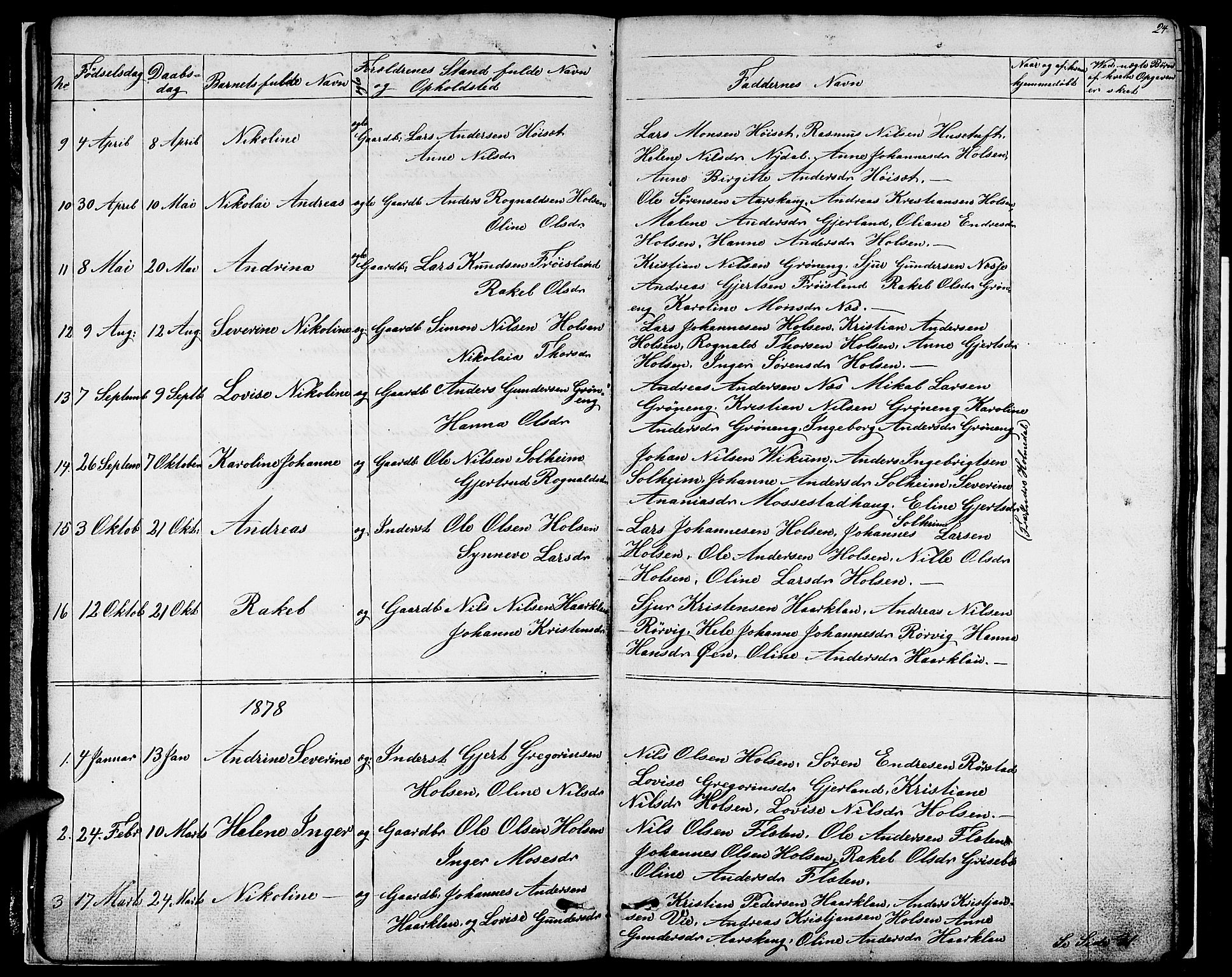 Førde sokneprestembete, SAB/A-79901/H/Hab/Habc/L0001: Parish register (copy) no. C 1, 1853-1880, p. 24