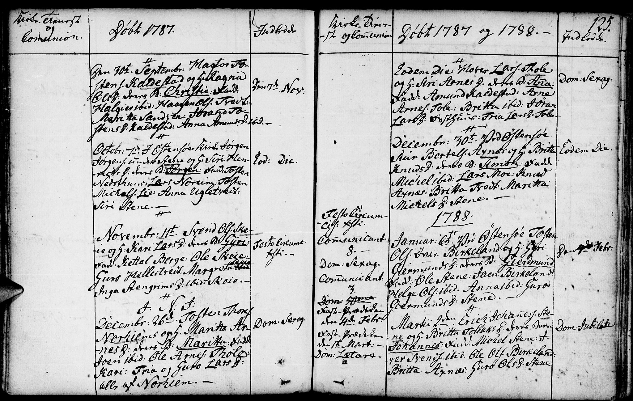 Kvam sokneprestembete, SAB/A-76201/H/Haa: Parish register (official) no. A 3, 1743-1795, p. 125