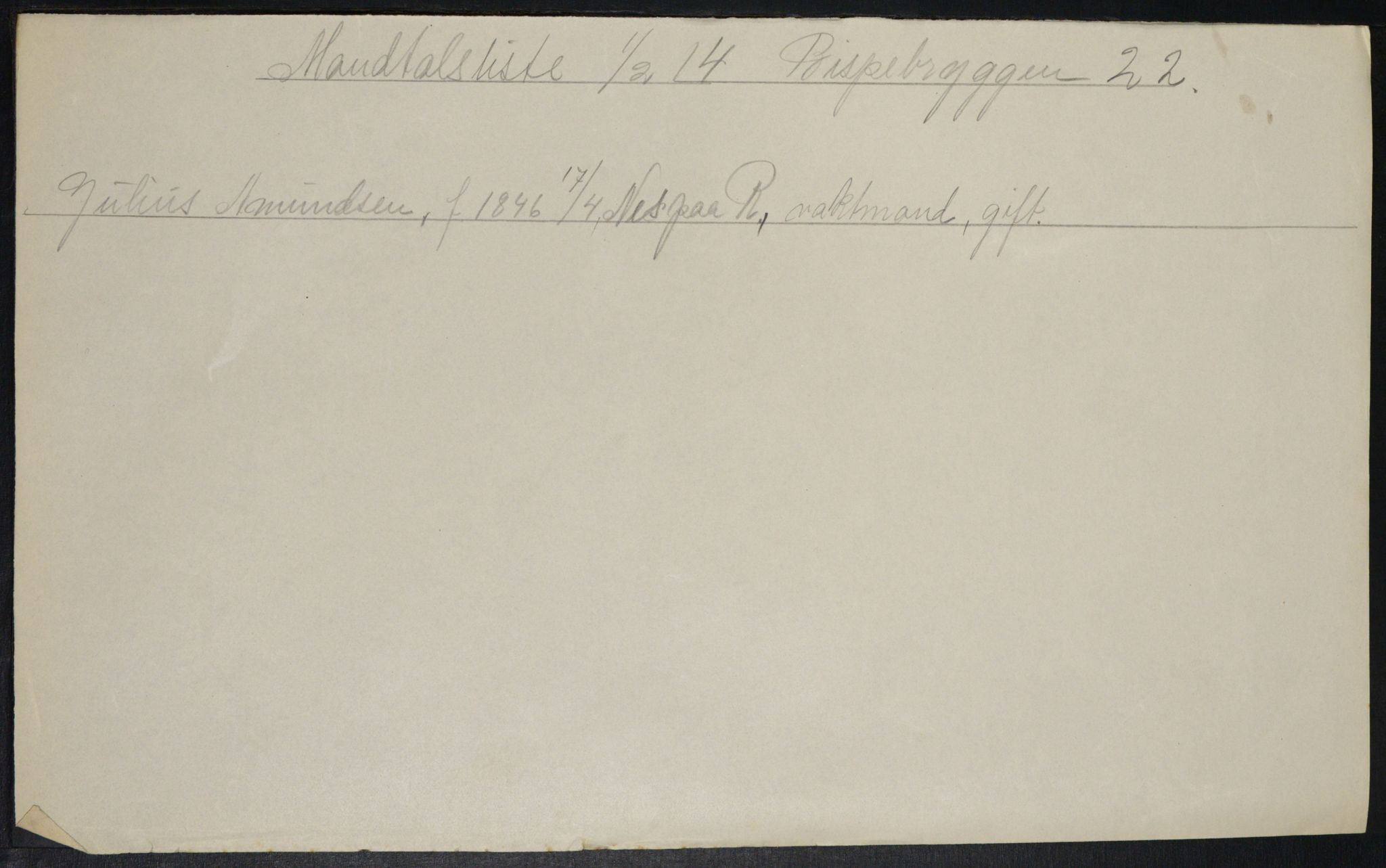 OBA, Municipal Census 1914 for Kristiania, 1914, p. 5345