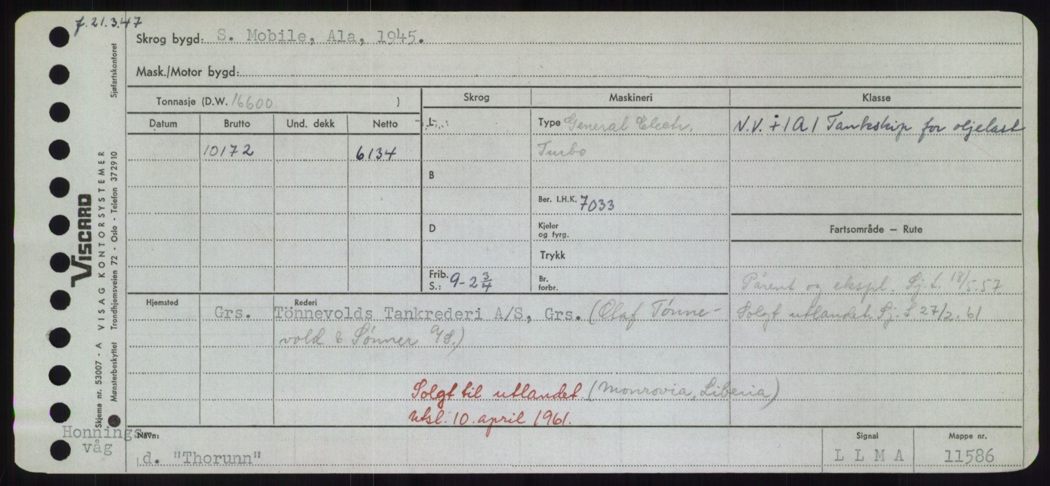 Sjøfartsdirektoratet med forløpere, Skipsmålingen, RA/S-1627/H/Hd/L0038: Fartøy, T-Th, p. 823