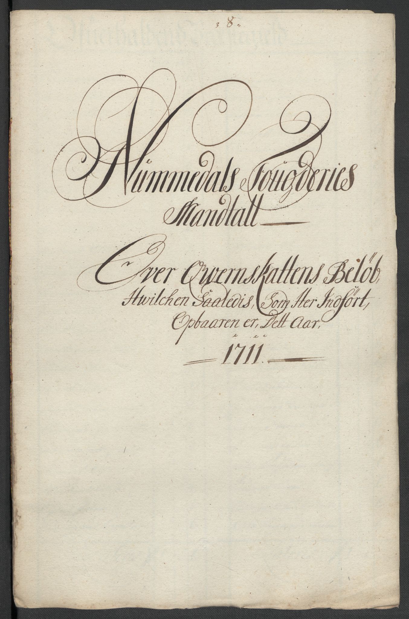 Rentekammeret inntil 1814, Reviderte regnskaper, Fogderegnskap, RA/EA-4092/R64/L4432: Fogderegnskap Namdal, 1711, p. 119