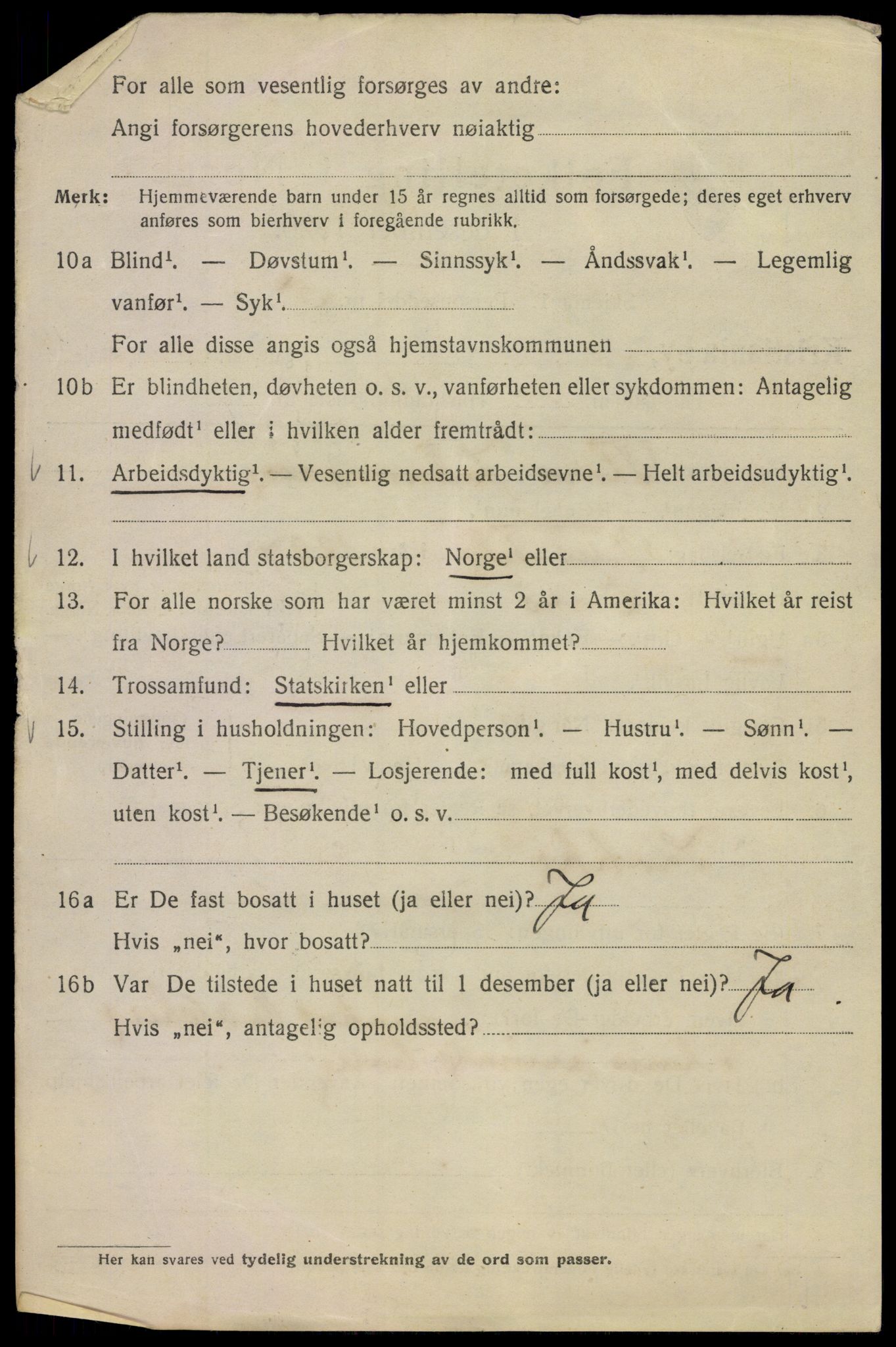 SAO, 1920 census for Kristiania, 1920, p. 573166