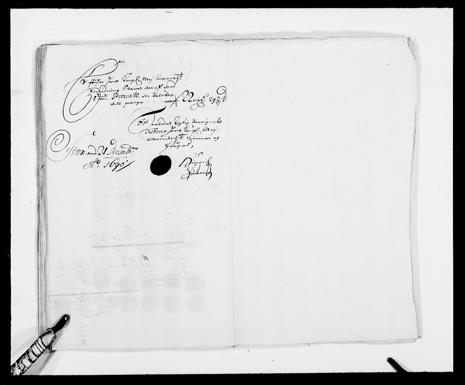 Rentekammeret inntil 1814, Reviderte regnskaper, Fogderegnskap, AV/RA-EA-4092/R21/L1448: Fogderegnskap Ringerike og Hallingdal, 1690-1692, p. 91