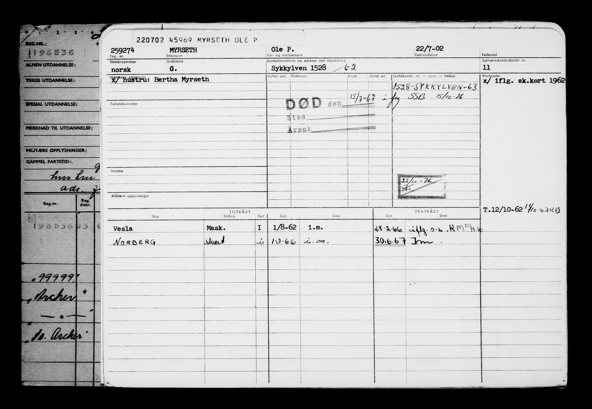 Direktoratet for sjømenn, AV/RA-S-3545/G/Gb/L0045: Hovedkort, 1902, p. 204