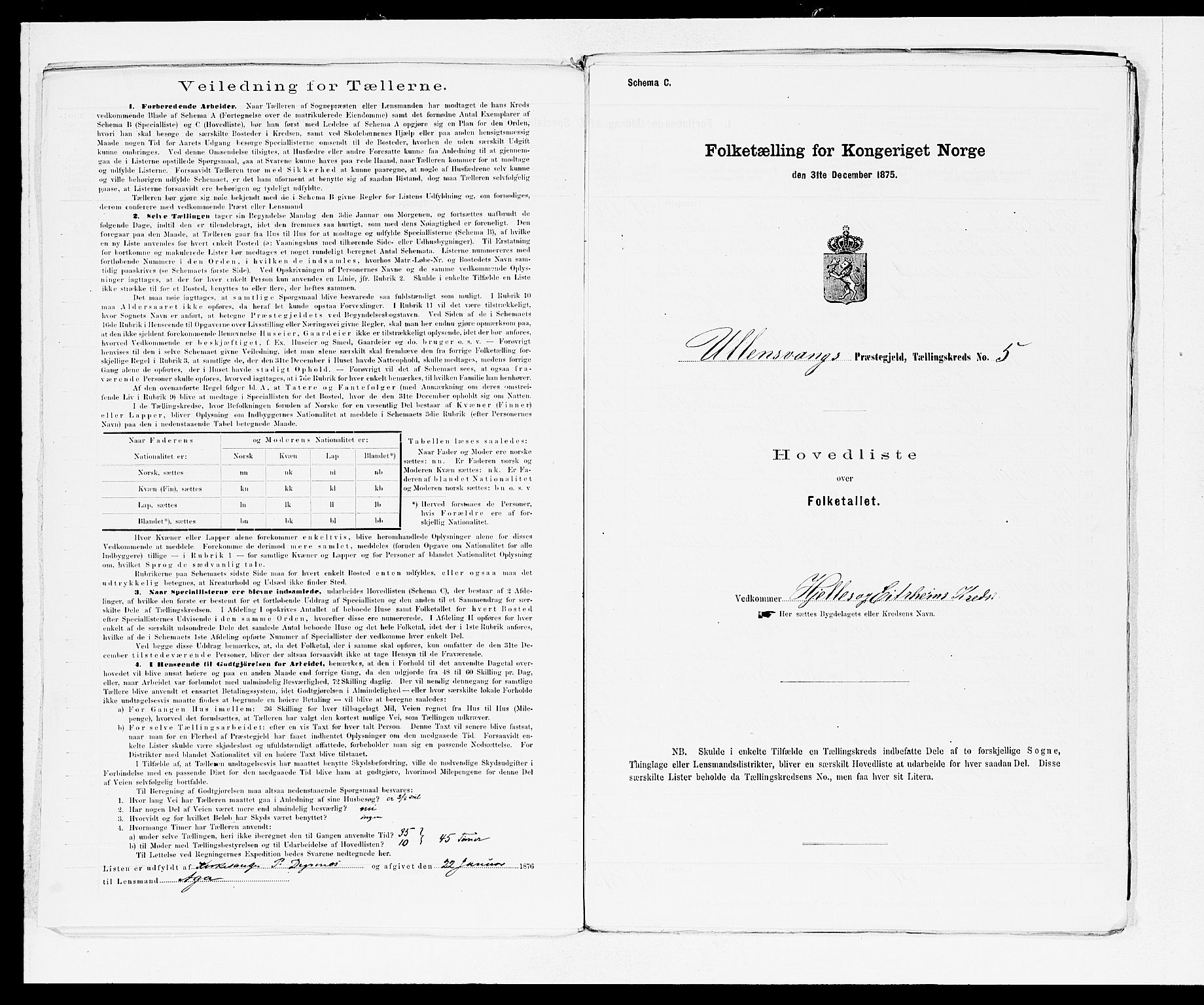 SAB, 1875 census for 1230P Ullensvang, 1875, p. 10