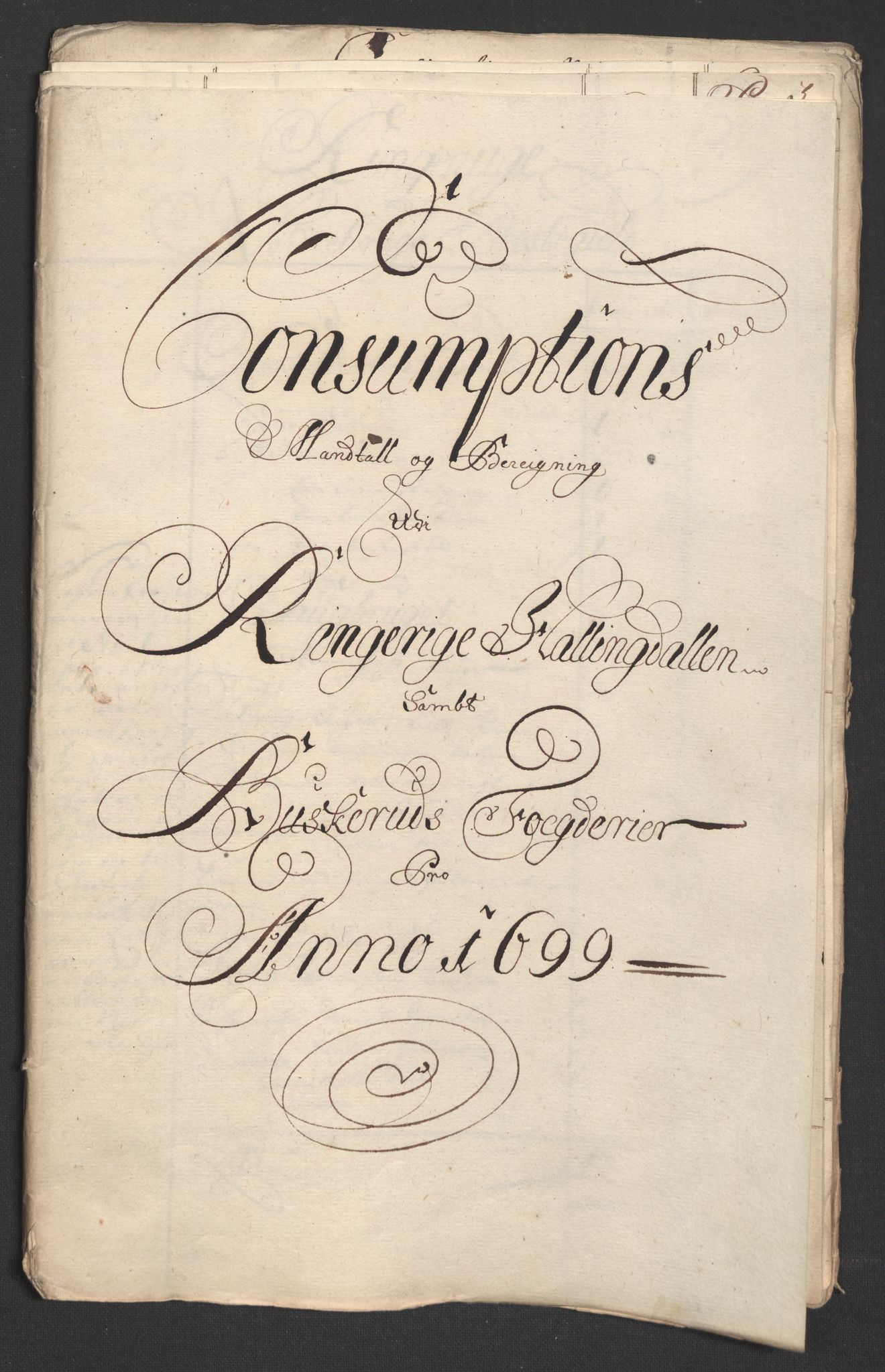 Rentekammeret inntil 1814, Reviderte regnskaper, Fogderegnskap, RA/EA-4092/R22/L1456: Fogderegnskap Ringerike, Hallingdal og Buskerud, 1699, p. 283