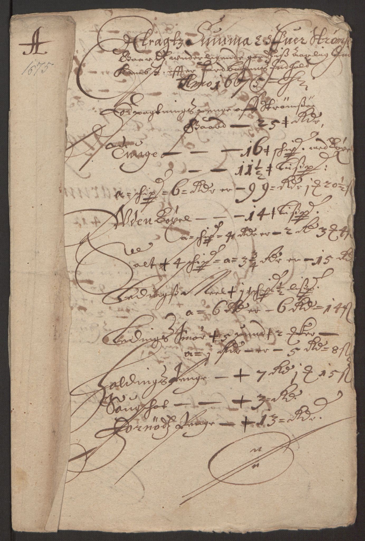 Rentekammeret inntil 1814, Reviderte regnskaper, Fogderegnskap, RA/EA-4092/R32/L1844: Fogderegnskap Jarlsberg grevskap, 1674-1675, p. 401
