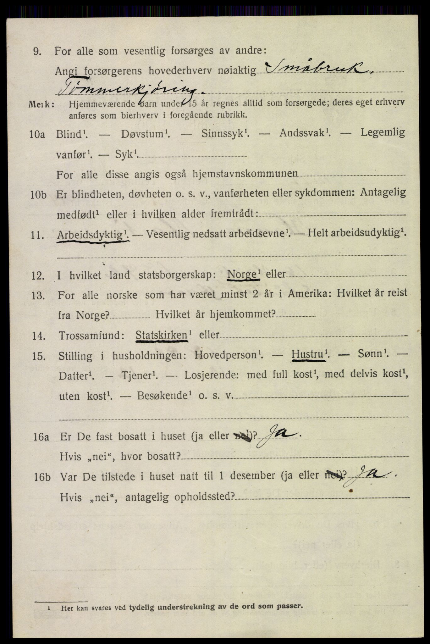 SAH, 1920 census for Åmot, 1920, p. 5850