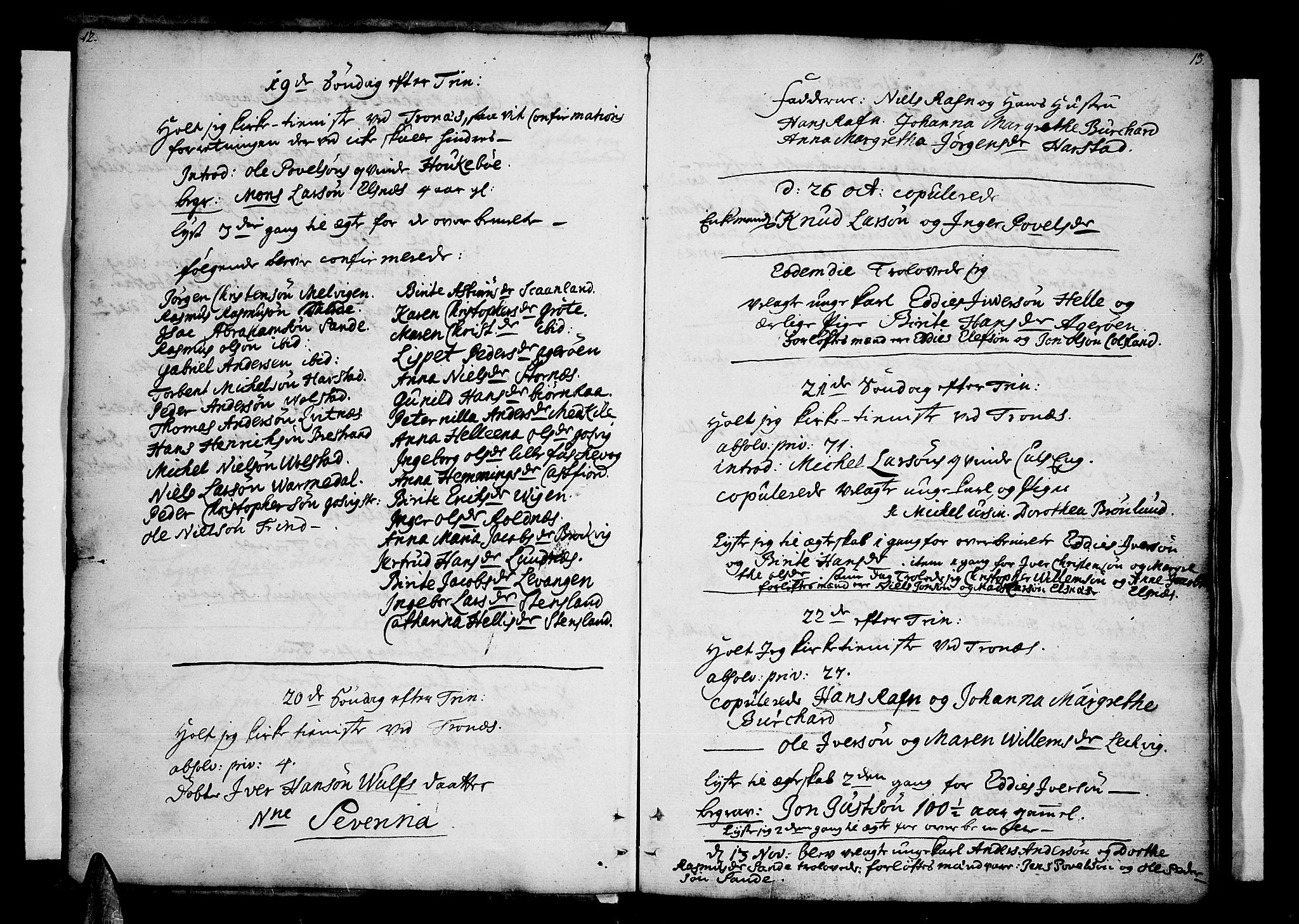 Trondenes sokneprestkontor, AV/SATØ-S-1319/H/Ha/L0002kirke: Parish register (official) no. 2, 1751-1781, p. 12-13