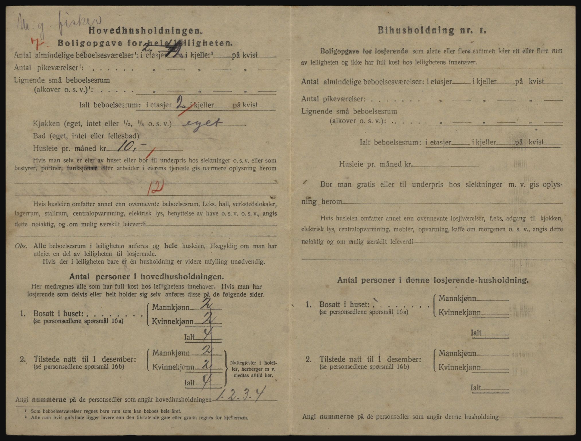 SATØ, 1920 census for Vardø, 1920, p. 1806