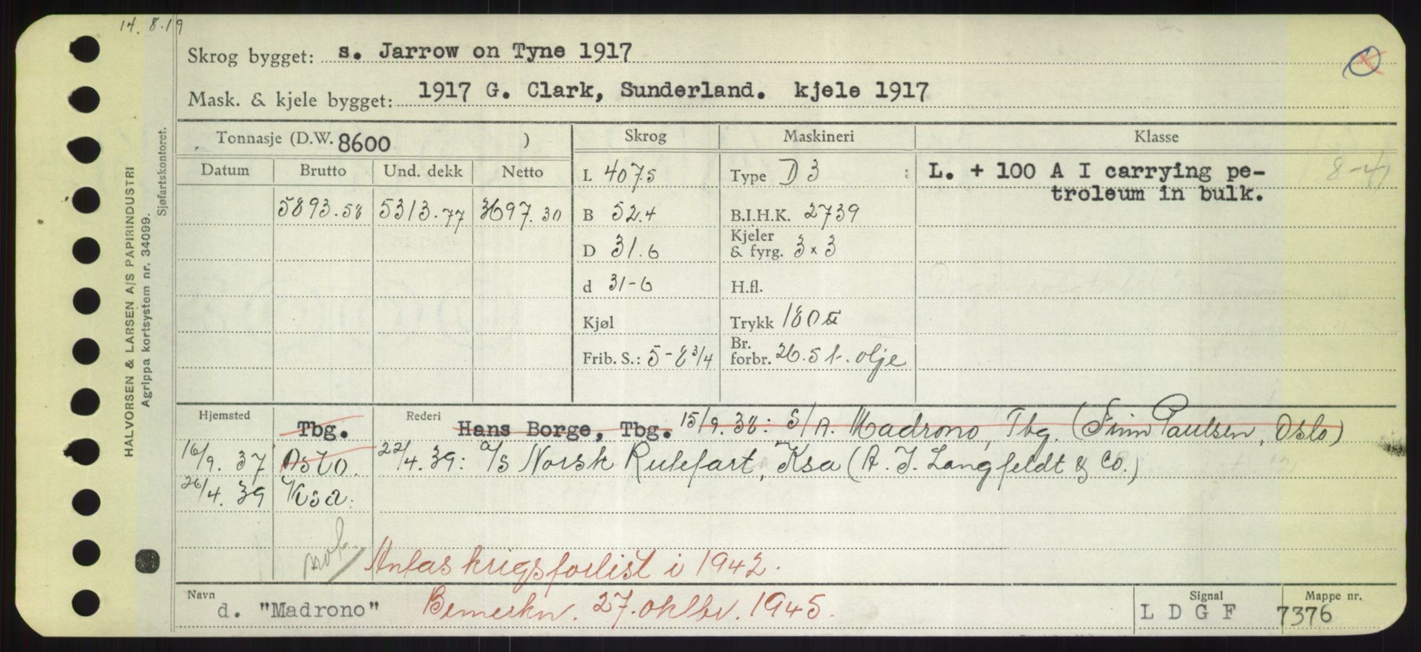 Sjøfartsdirektoratet med forløpere, Skipsmålingen, RA/S-1627/H/Hd/L0024: Fartøy, M-Mim, p. 55