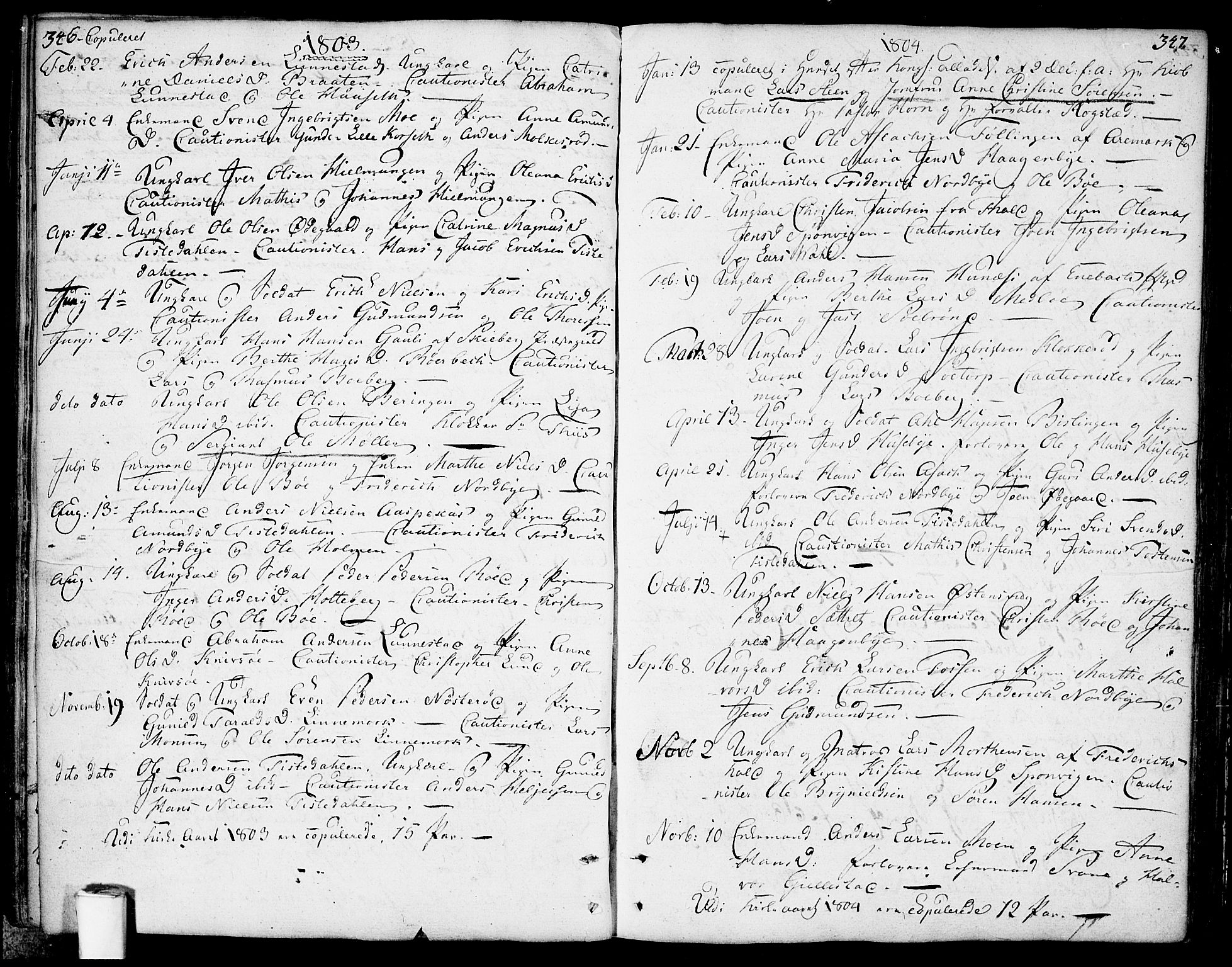 Berg prestekontor Kirkebøker, SAO/A-10902/F/Fa/L0001: Parish register (official) no. I 1, 1770-1814, p. 346-347