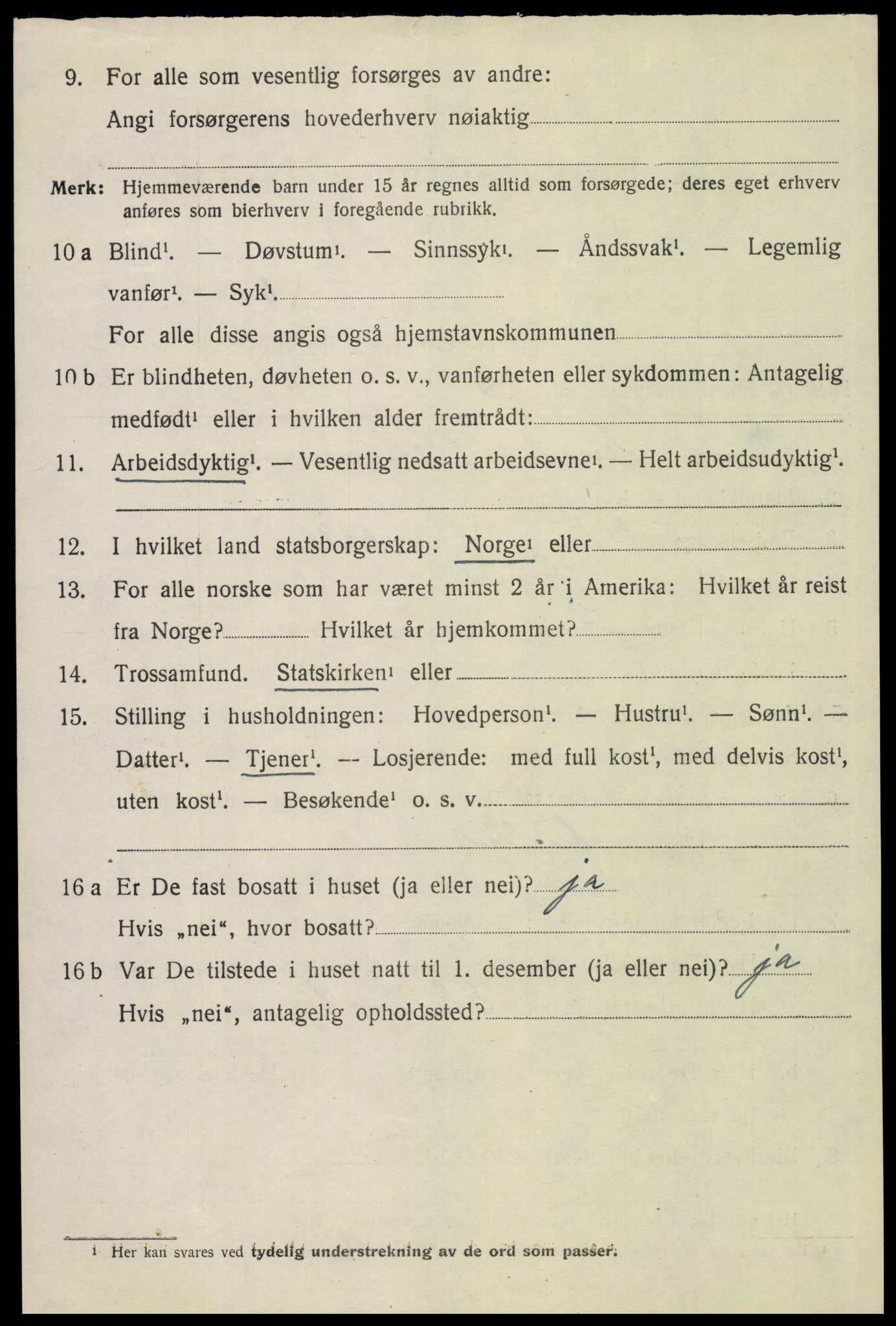 SAH, 1920 census for Grue, 1920, p. 11700