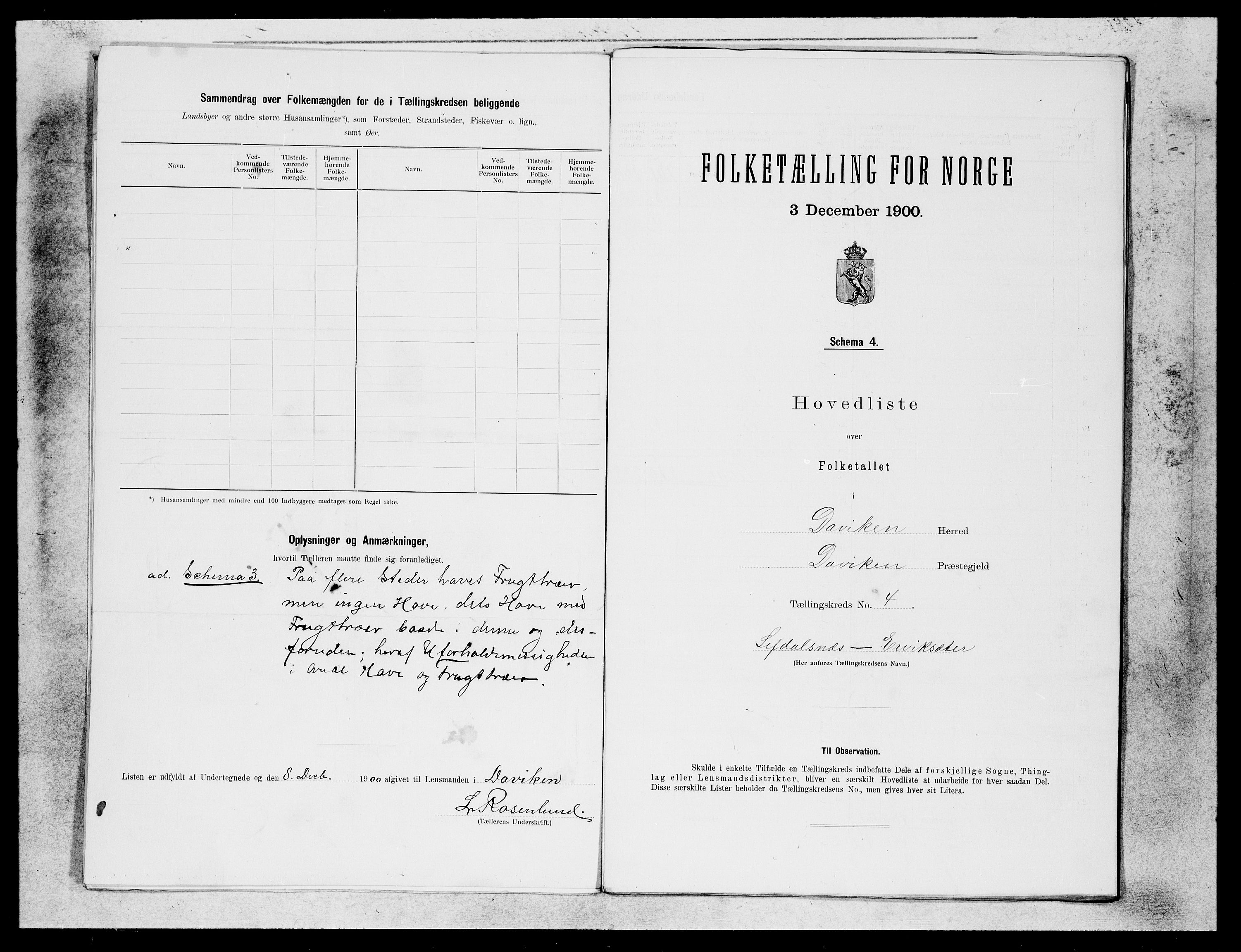 SAB, 1900 census for Davik, 1900, p. 7