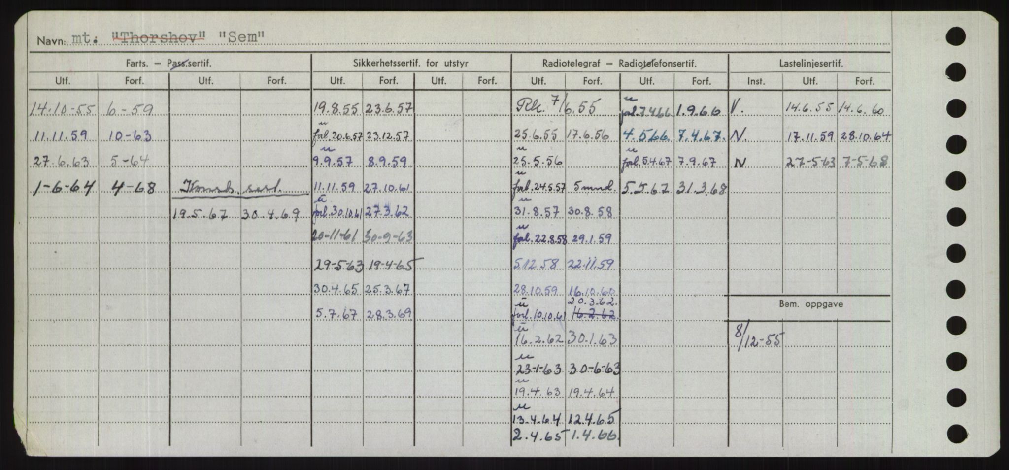 Sjøfartsdirektoratet med forløpere, Skipsmålingen, RA/S-1627/H/Hd/L0032: Fartøy, San-Seve, p. 472