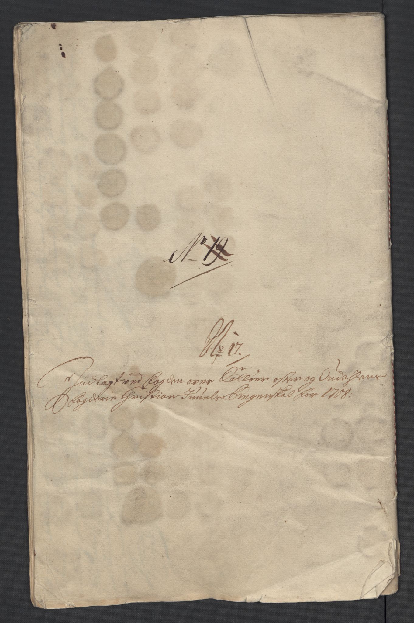 Rentekammeret inntil 1814, Reviderte regnskaper, Fogderegnskap, RA/EA-4092/R13/L0845: Fogderegnskap Solør, Odal og Østerdal, 1708, p. 255