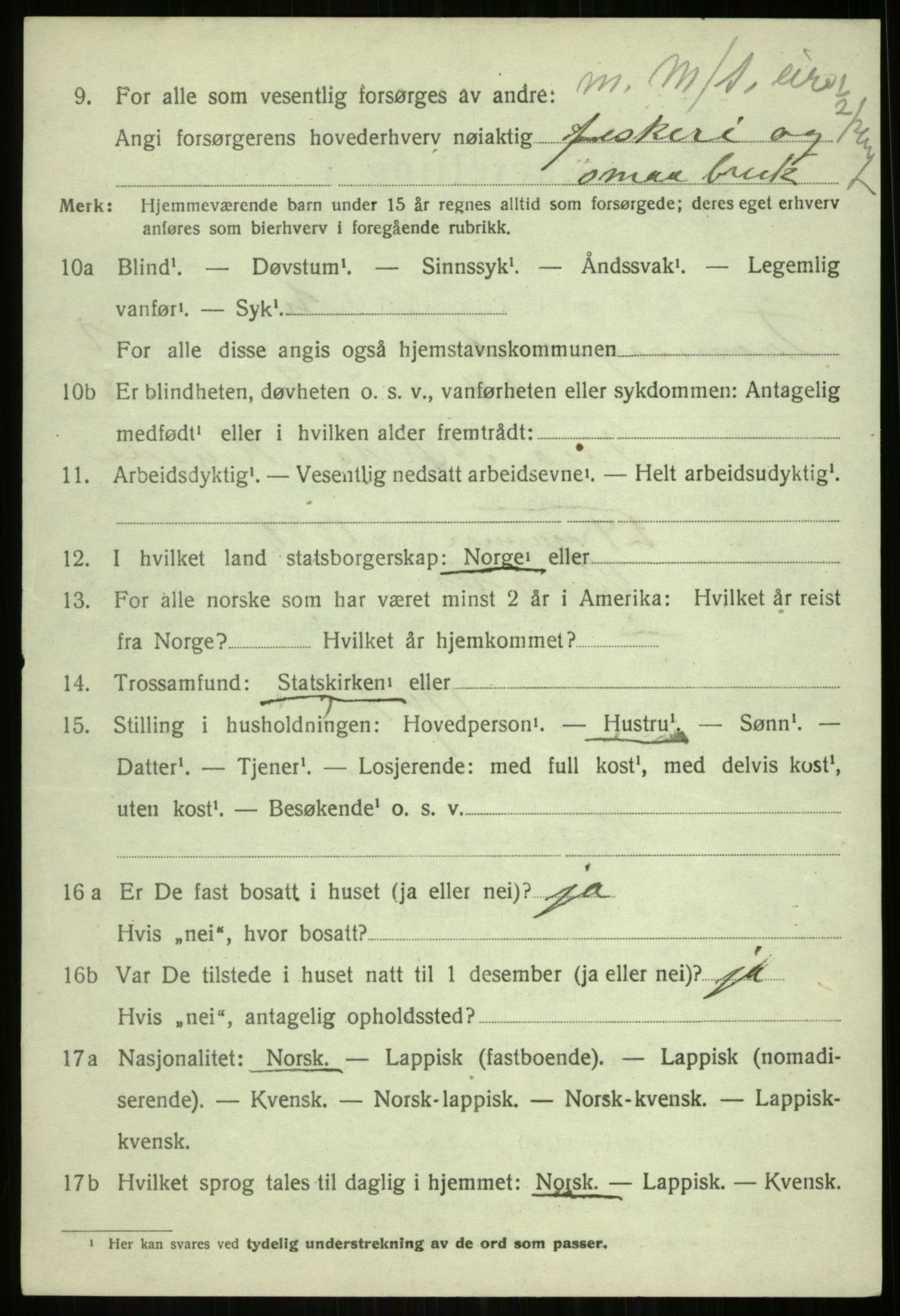 SATØ, 1920 census for Tromsøysund, 1920, p. 2687