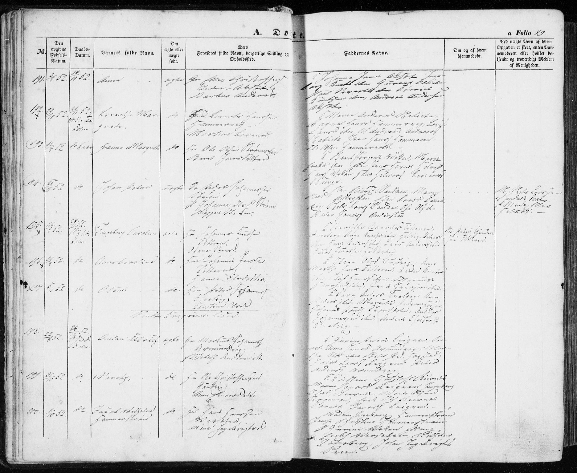 Ministerialprotokoller, klokkerbøker og fødselsregistre - Sør-Trøndelag, SAT/A-1456/634/L0530: Parish register (official) no. 634A06, 1852-1860, p. 19