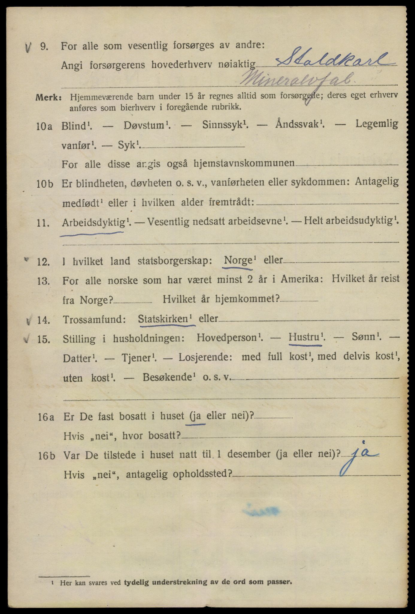 SAO, 1920 census for Kristiania, 1920, p. 142058