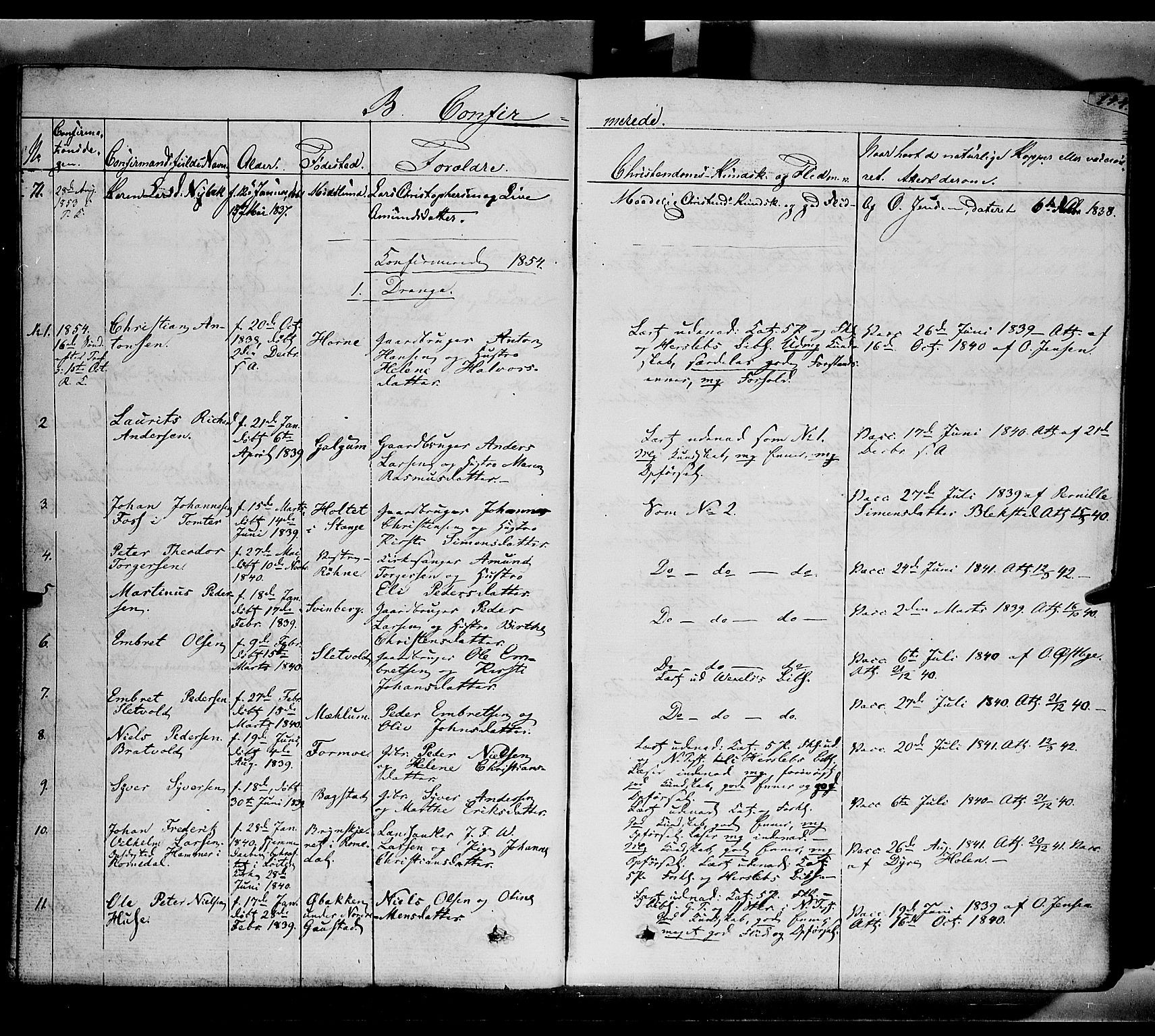Romedal prestekontor, SAH/PREST-004/K/L0004: Parish register (official) no. 4, 1847-1861, p. 144