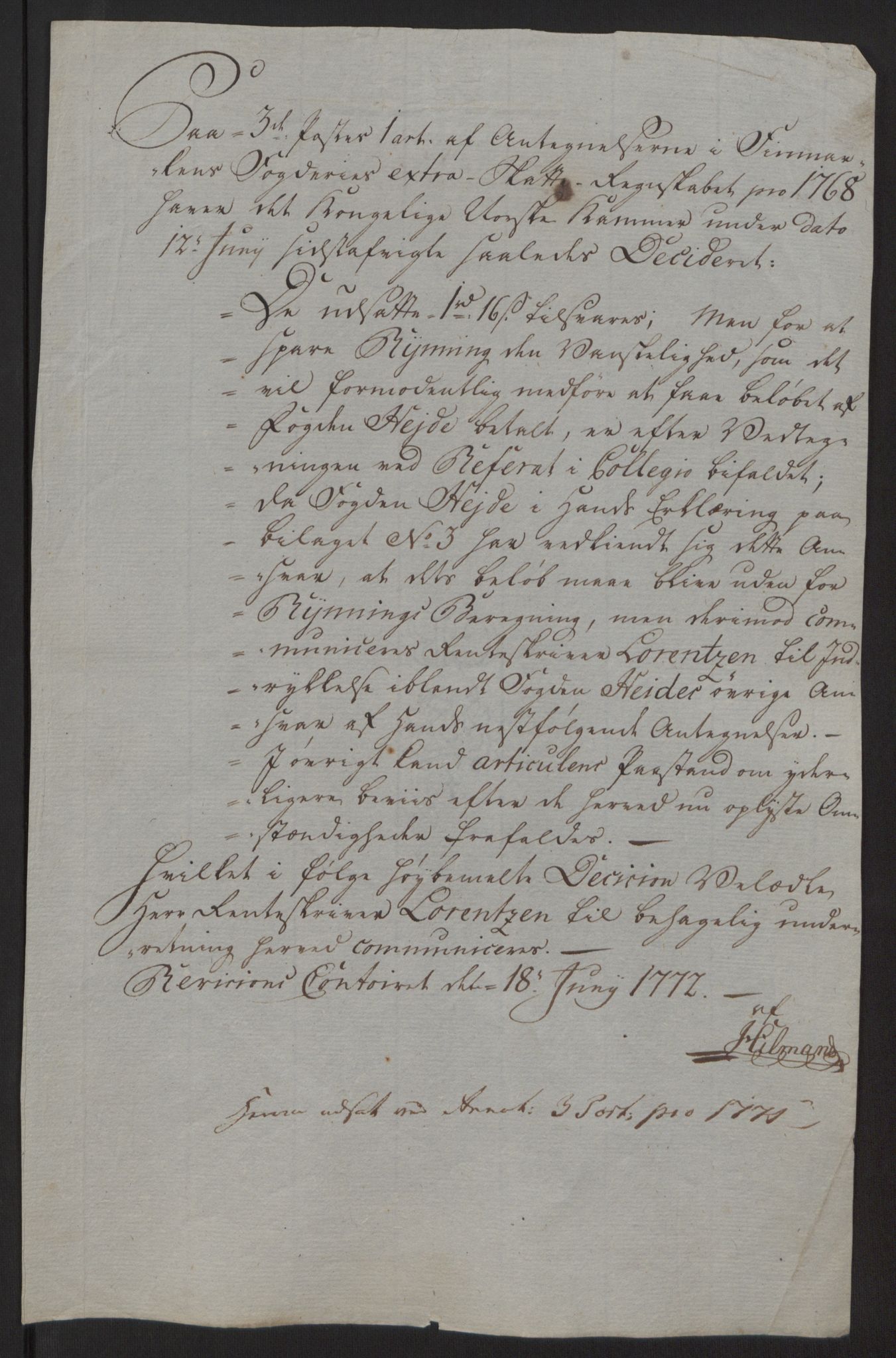 Rentekammeret inntil 1814, Reviderte regnskaper, Fogderegnskap, AV/RA-EA-4092/R69/L4910: Ekstraskatten  Finnmark/Vardøhus, 1762-1772, p. 485