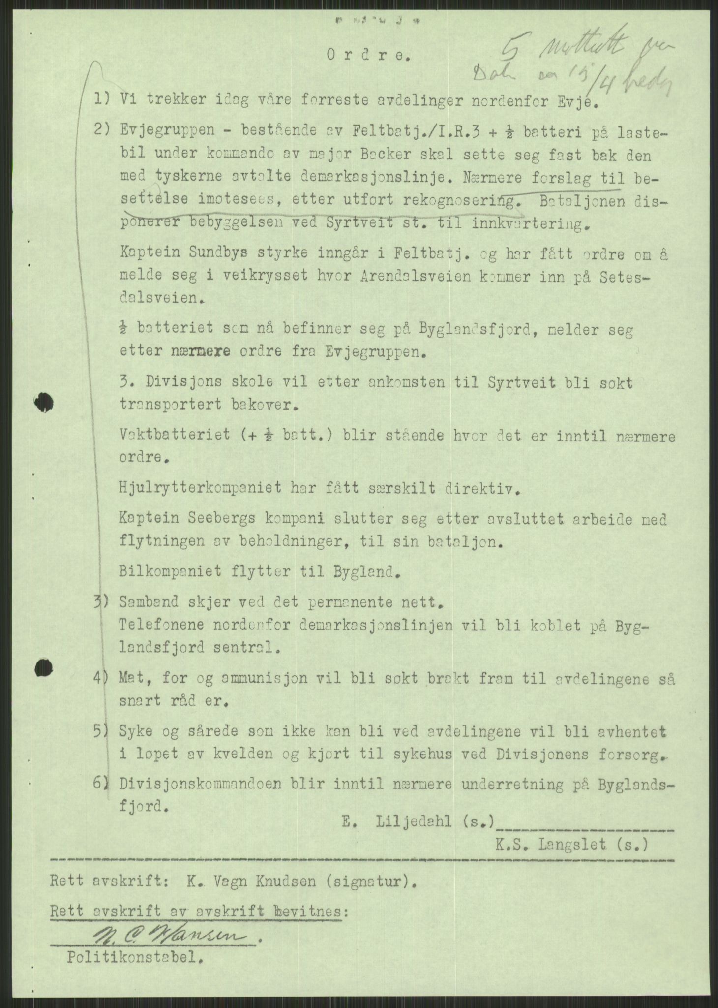 Forsvaret, Forsvarets krigshistoriske avdeling, AV/RA-RAFA-2017/Y/Yb/L0086: II-C-11-300  -  3. Divisjon., 1946-1955, p. 127