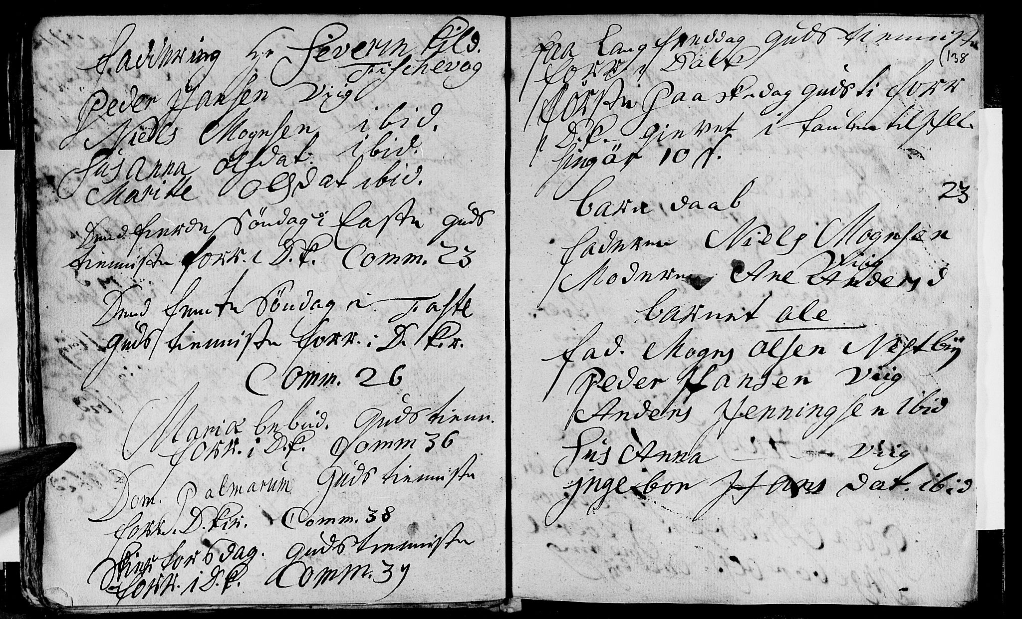 Ministerialprotokoller, klokkerbøker og fødselsregistre - Nordland, AV/SAT-A-1459/847/L0662: Parish register (official) no. 847A02, 1735-1749, p. 138