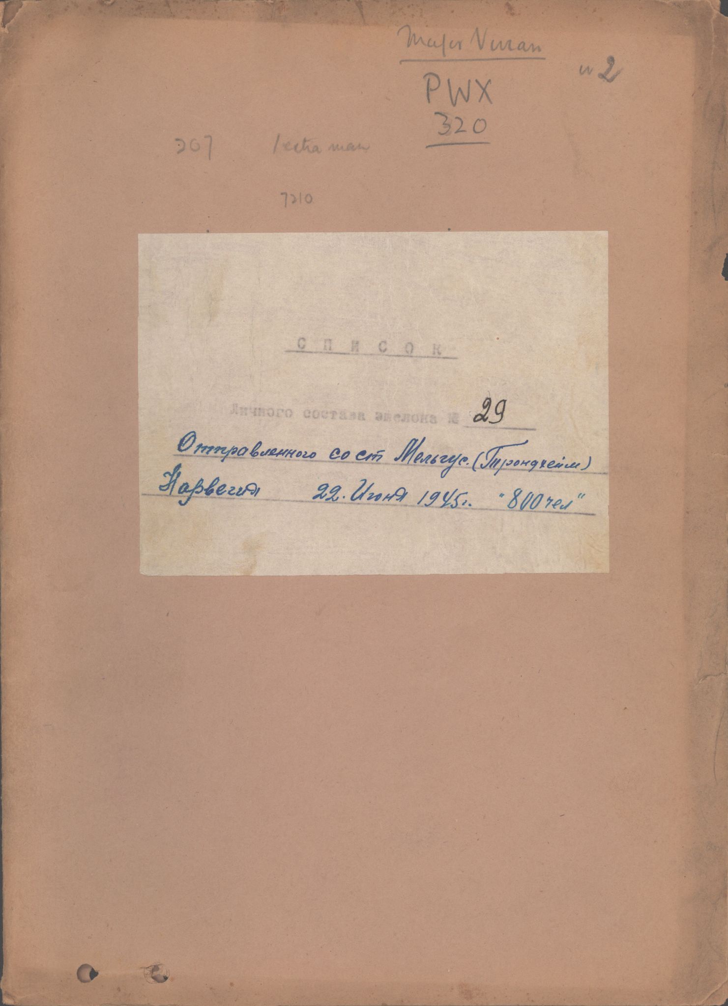 Flyktnings- og fangedirektoratet, Repatrieringskontoret, AV/RA-S-1681/D/Db/L0018: Displaced Persons (DPs) og sivile tyskere, 1945-1948, p. 299