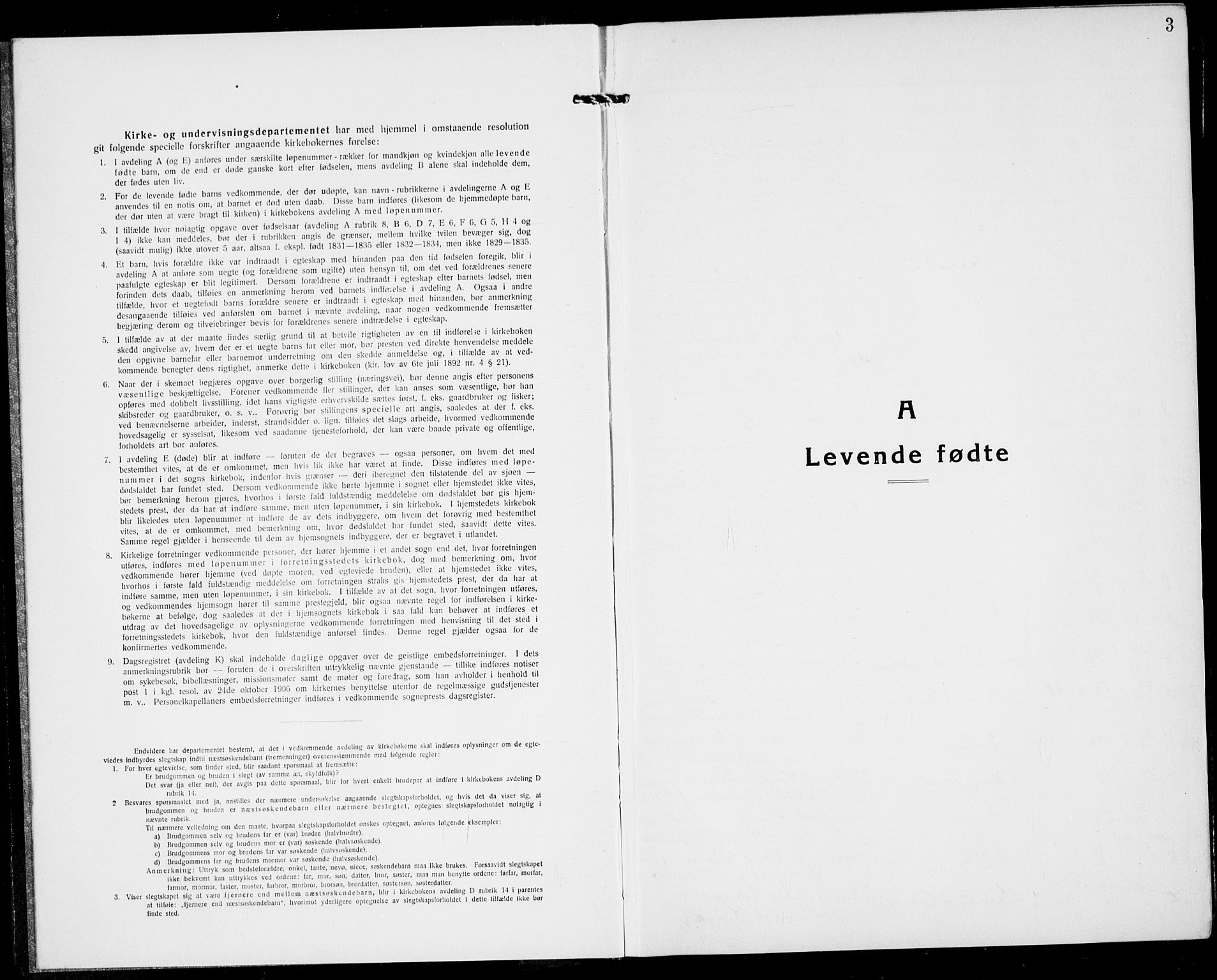 Sande Kirkebøker, SAKO/A-53/G/Ga/L0005: Parish register (copy) no. 5, 1919-1937, p. 3