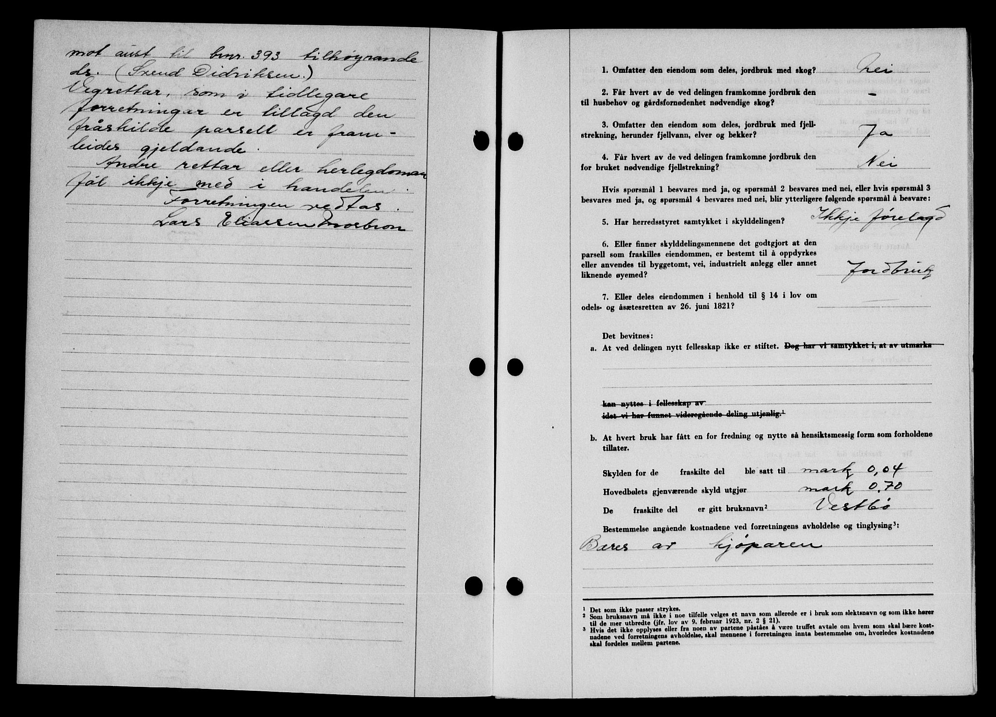 Karmsund sorenskriveri, SAST/A-100311/01/II/IIB/L0090: Mortgage book no. 70A, 1947-1947, Diary no: : 1992/1947