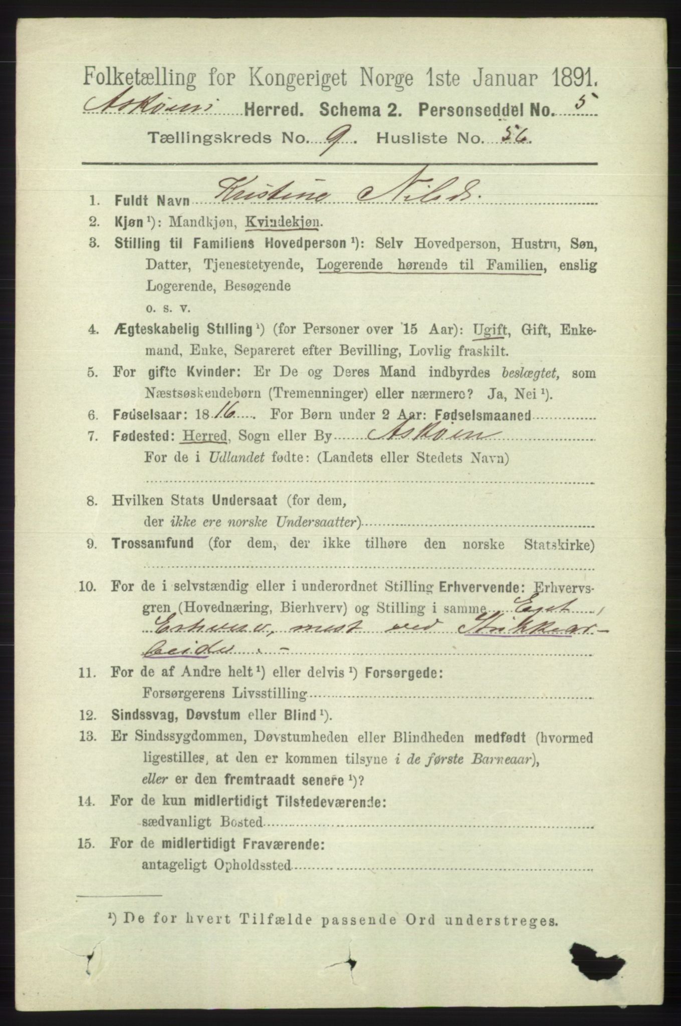 RA, 1891 census for 1247 Askøy, 1891, p. 6254