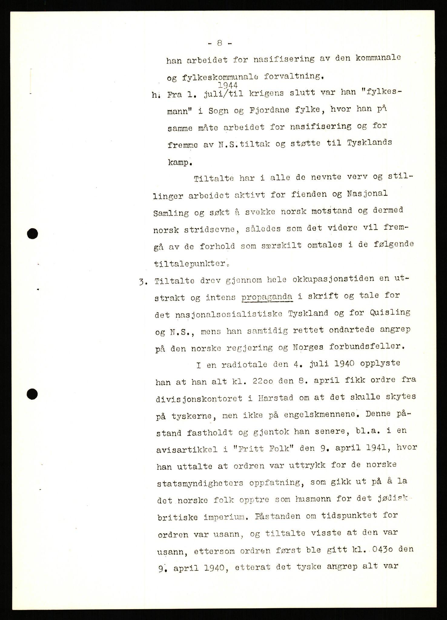 Forsvaret, Forsvarets krigshistoriske avdeling, AV/RA-RAFA-2017/Y/Yb/L0141: II-C-11-620  -  6. Divisjon: IR 15, 1940-1948, p. 390