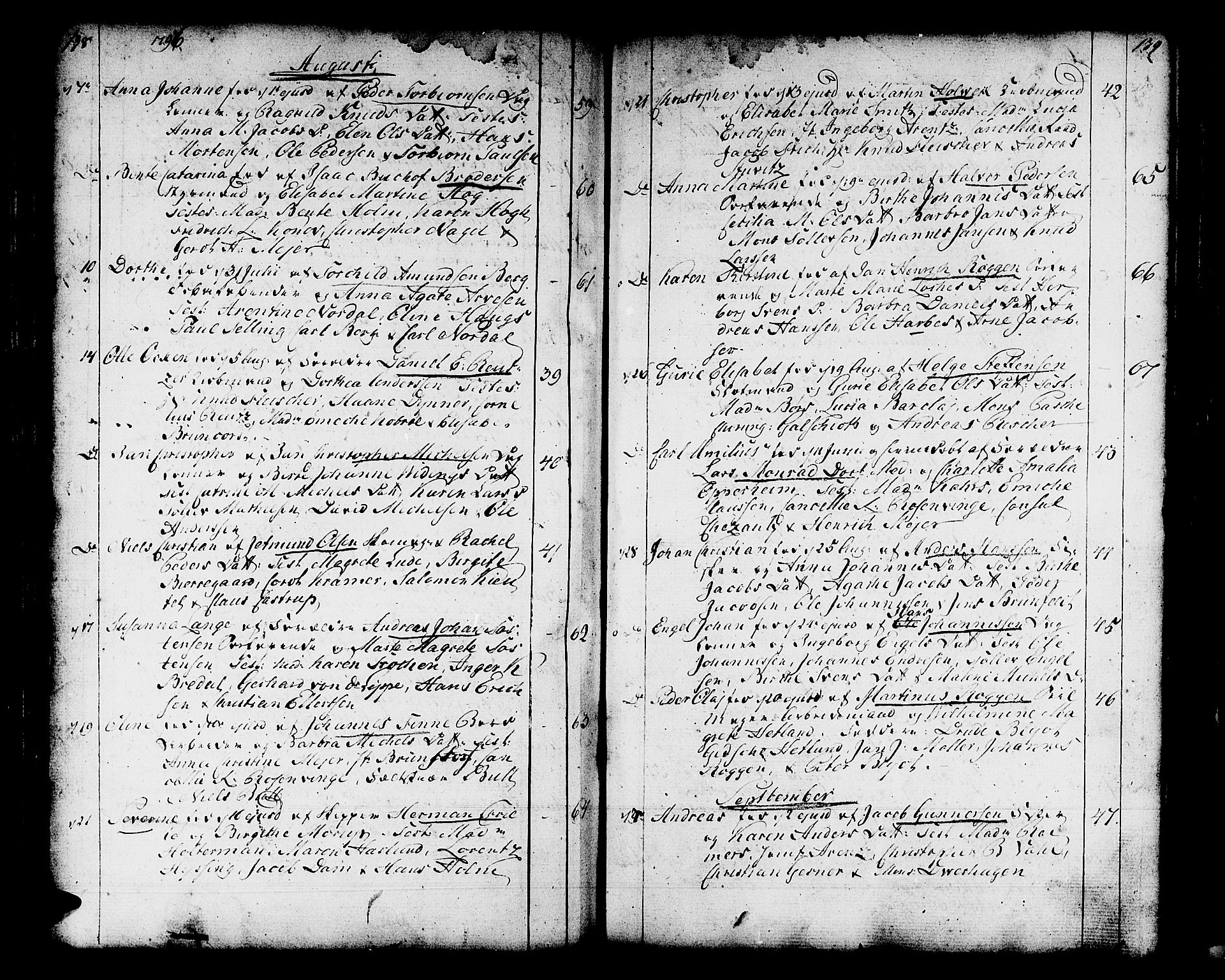 Domkirken sokneprestembete, AV/SAB-A-74801/H/Haa/L0004: Parish register (official) no. A 4, 1763-1820, p. 138-139