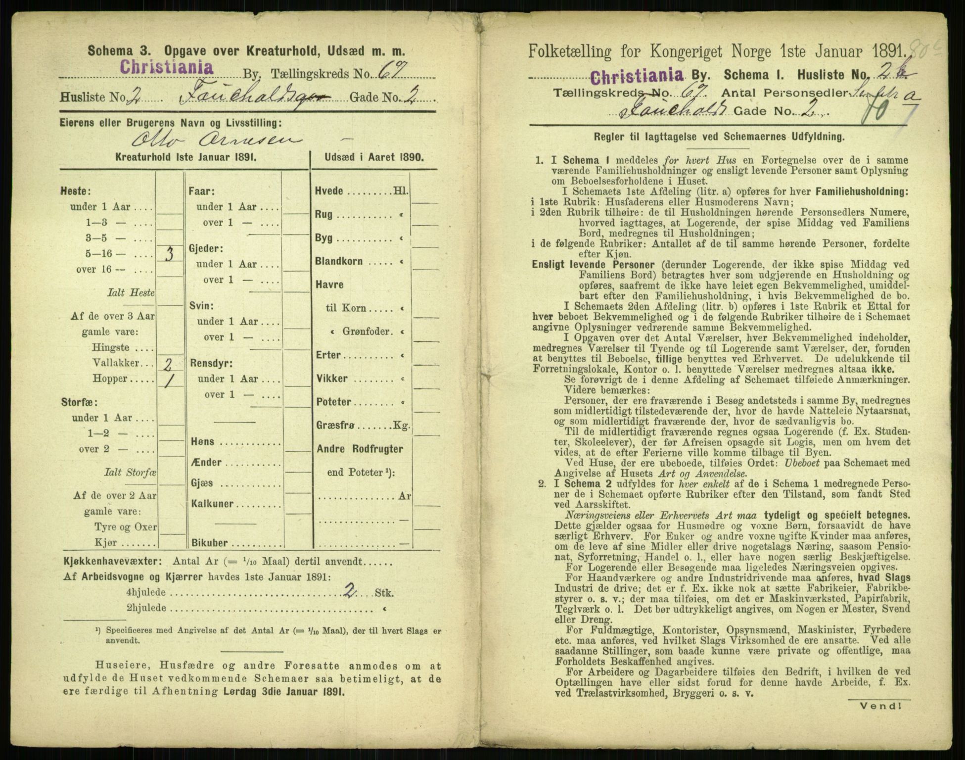 RA, 1891 census for 0301 Kristiania, 1891, p. 36370