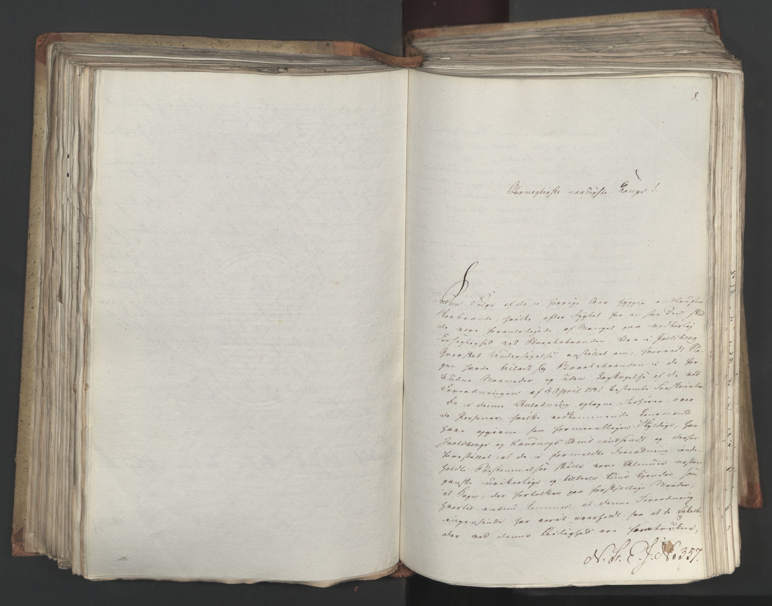 Statsrådsavdelingen i Stockholm, AV/RA-S-1003/D/Da/L0034: Regjeringsinnstillinger nr. 275-540, 1823, p. 241