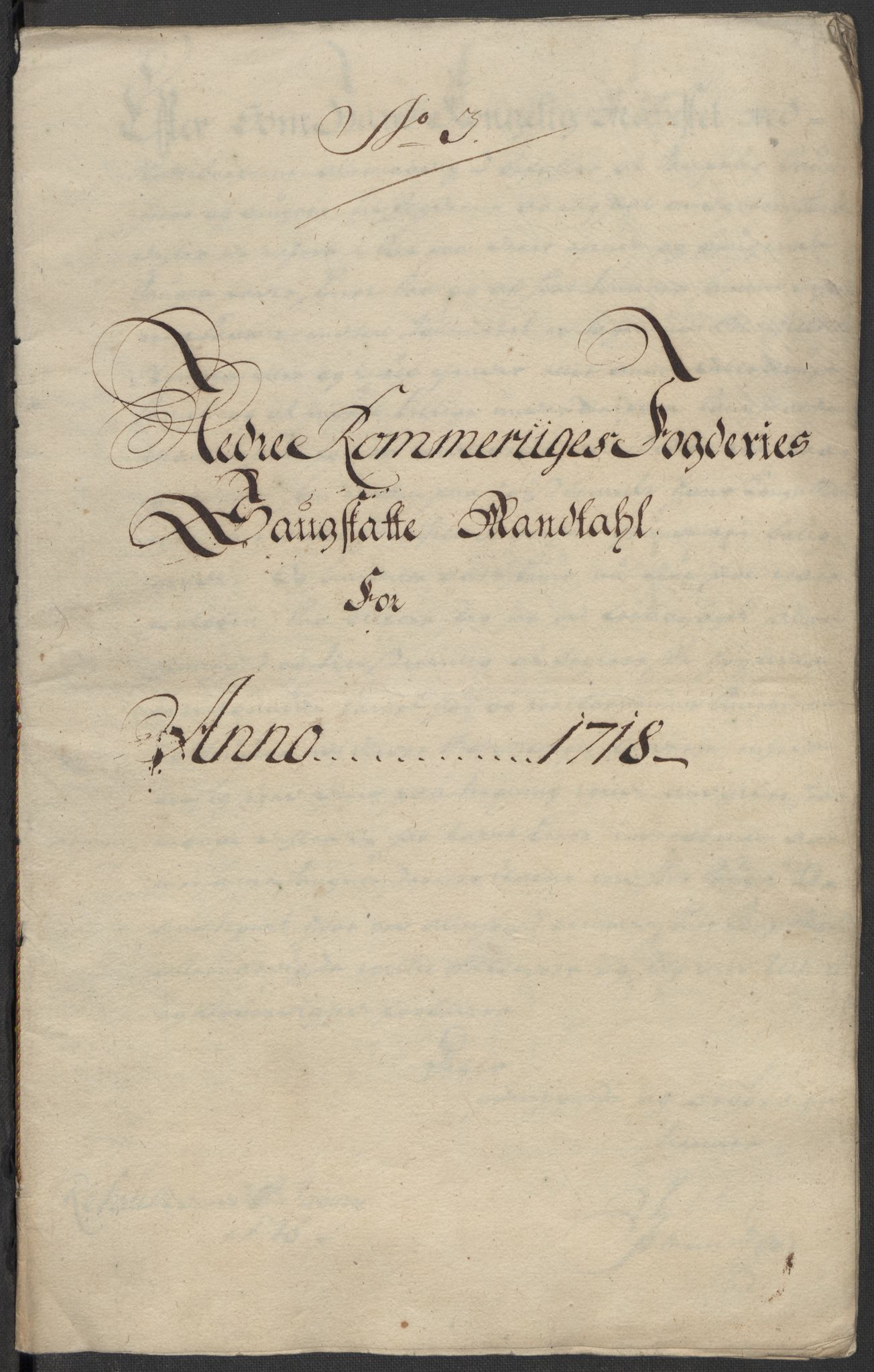 Rentekammeret inntil 1814, Reviderte regnskaper, Fogderegnskap, AV/RA-EA-4092/R11/L0600: Fogderegnskap Nedre Romerike, 1718, p. 108