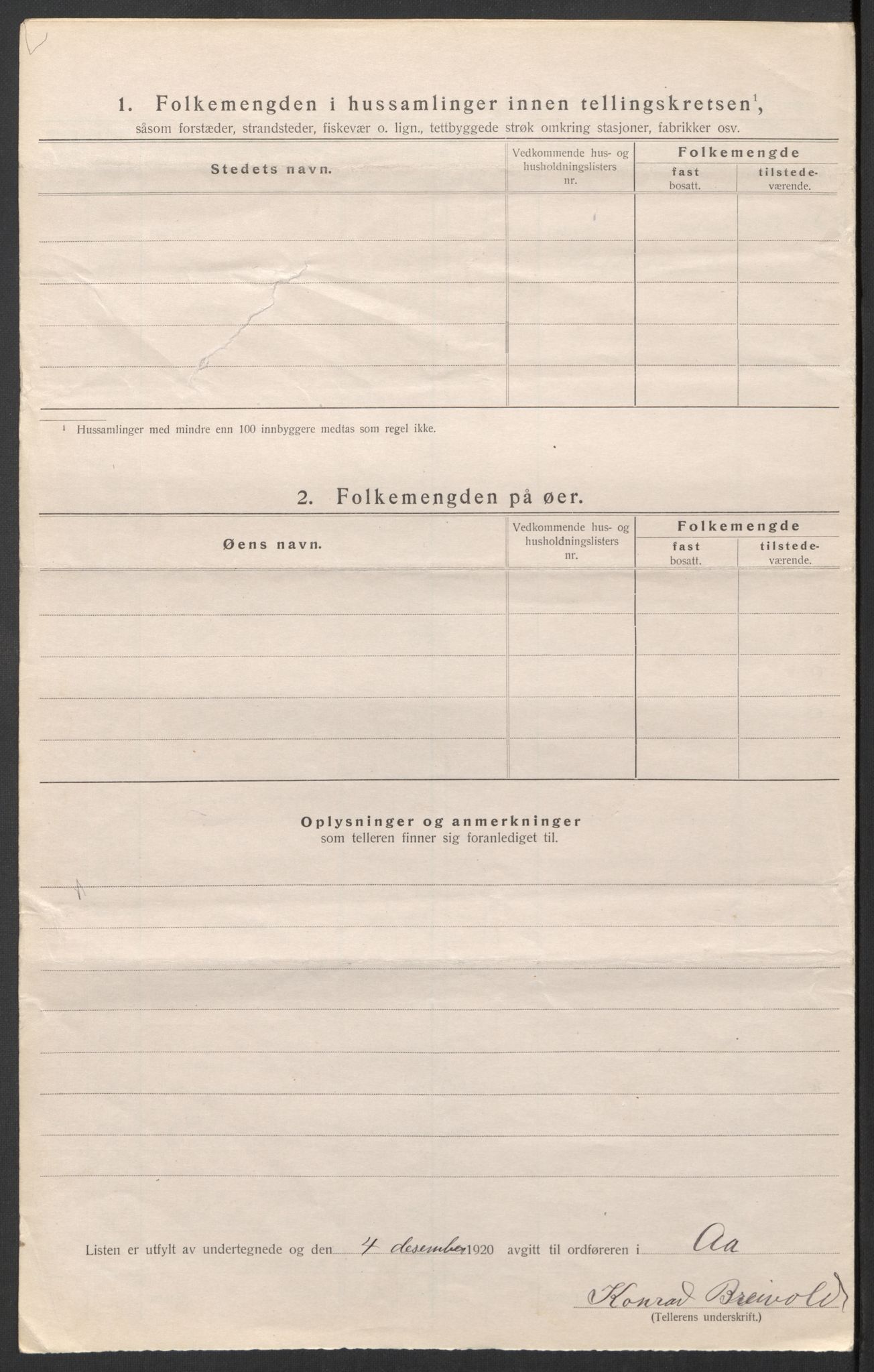 SAT, 1920 census for Å, 1920, p. 31