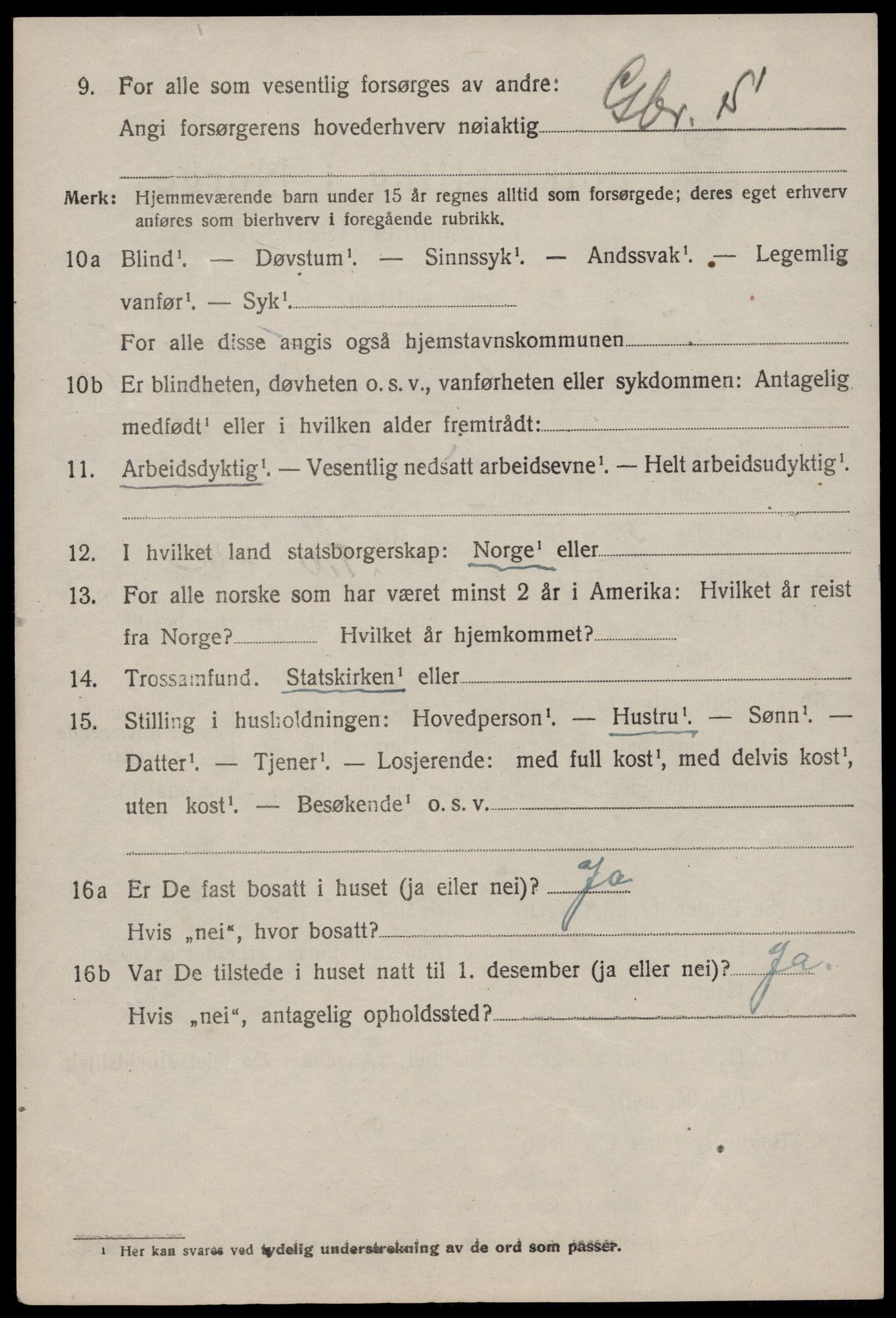 SAKO, 1920 census for Vinje, 1920, p. 1608