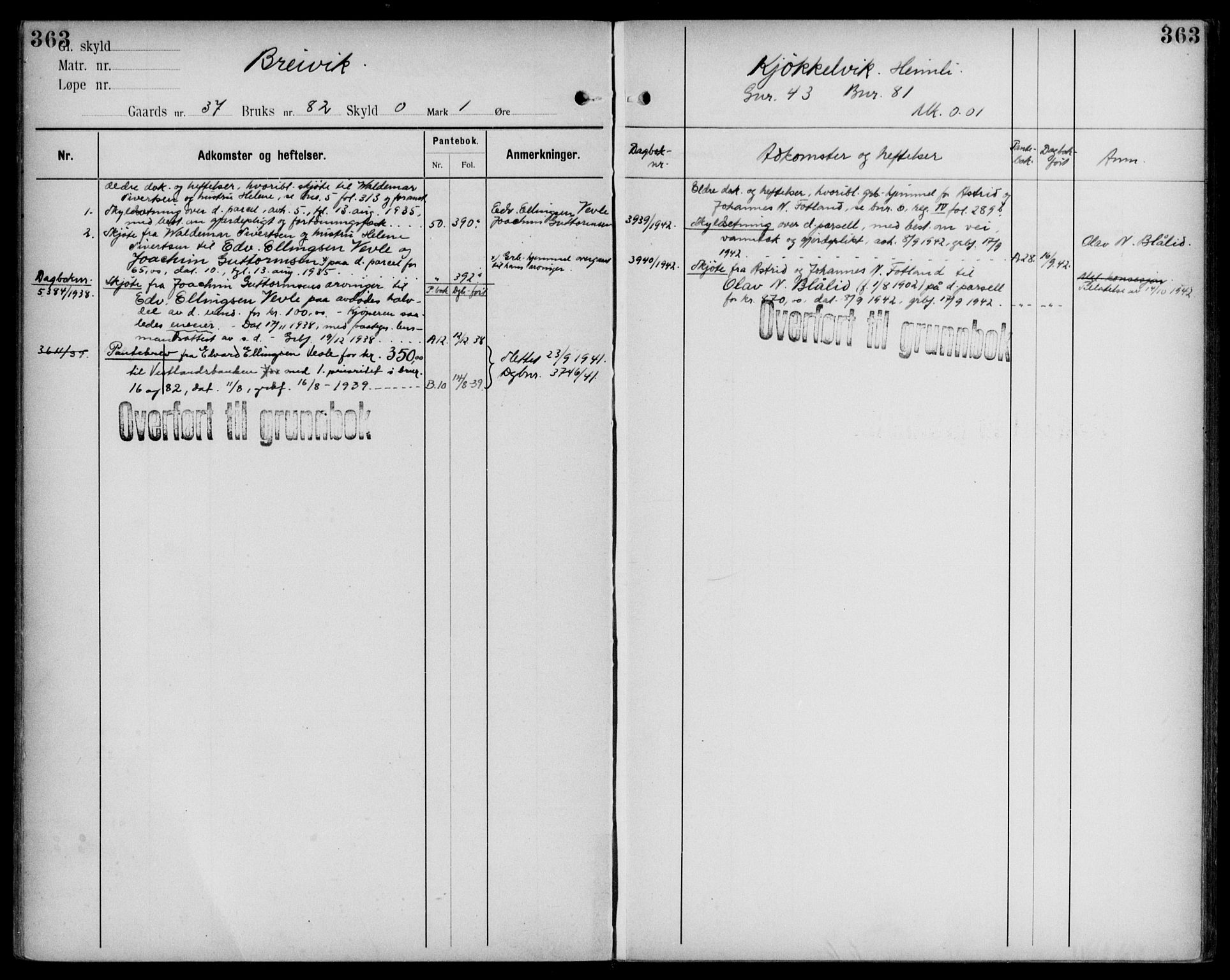 Midhordland sorenskriveri, AV/SAB-A-3001/1/G/Ga/Gab/L0109: Mortgage register no. II.A.b.109, p. 363