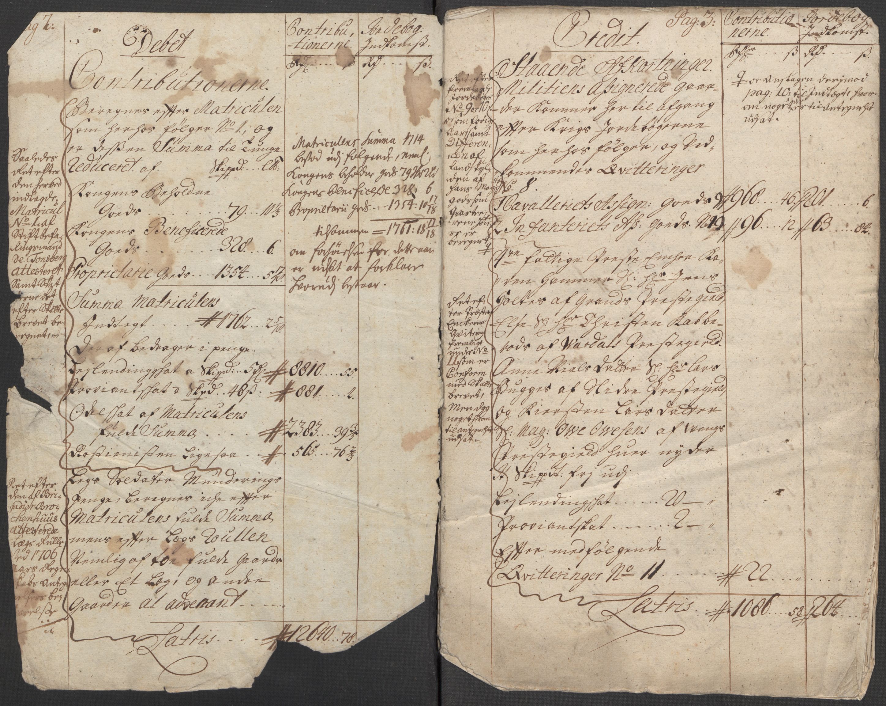 Rentekammeret inntil 1814, Reviderte regnskaper, Fogderegnskap, RA/EA-4092/R18/L1314: Fogderegnskap Hadeland, Toten og Valdres, 1715, p. 4