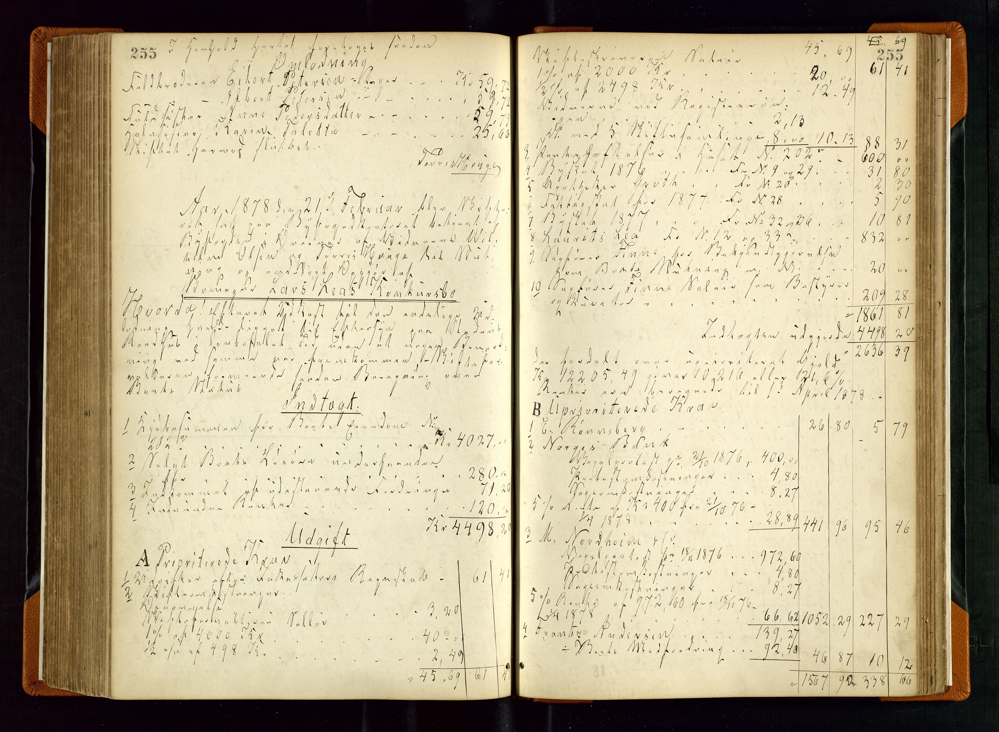 Stavanger byfogd, AV/SAST-A-101408/001/5/50/503BD/L0002: Skifteutlodningsprotokoll, 1871-1878, p. 255