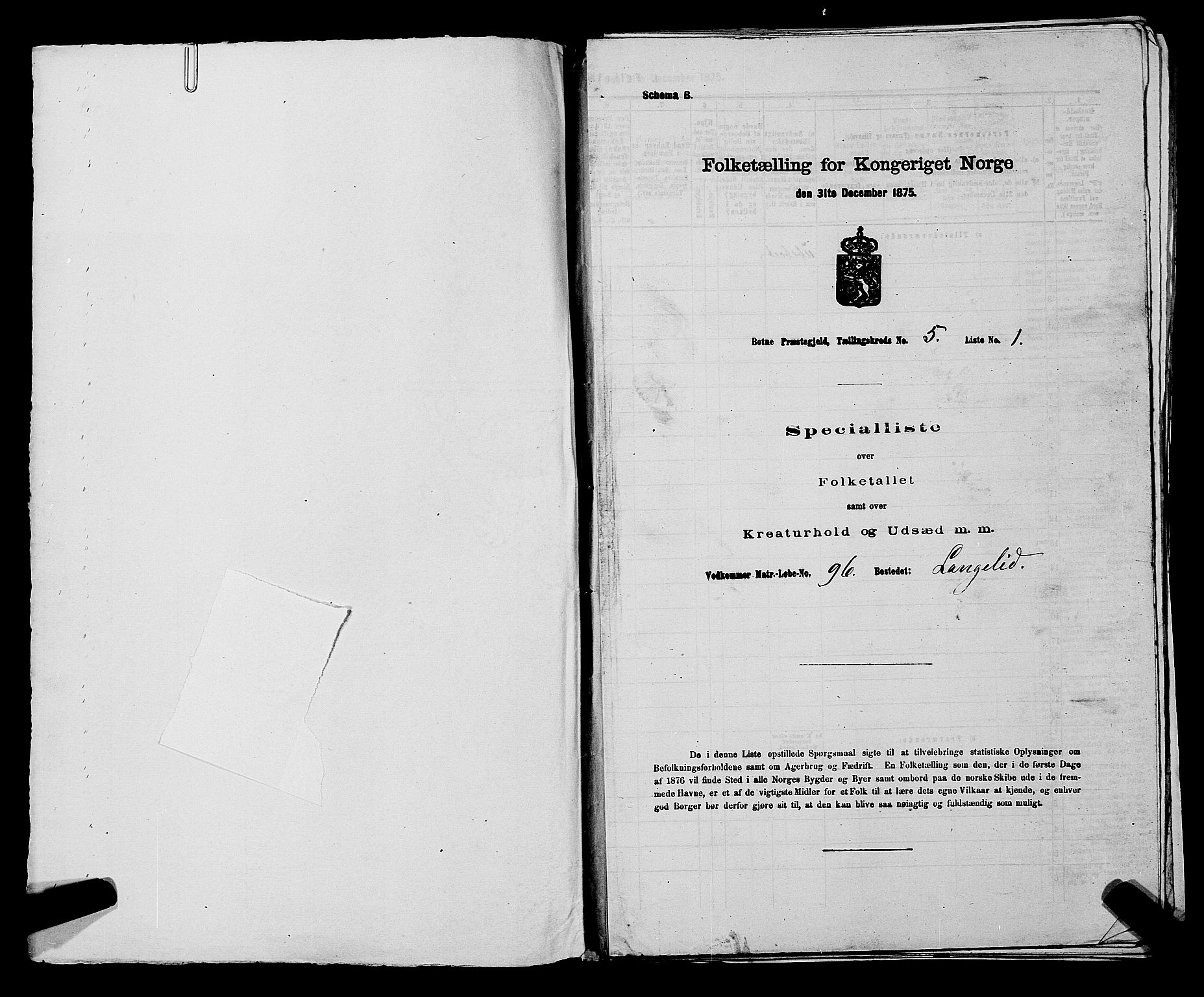 SAKO, 1875 census for 0715P Botne, 1875, p. 385