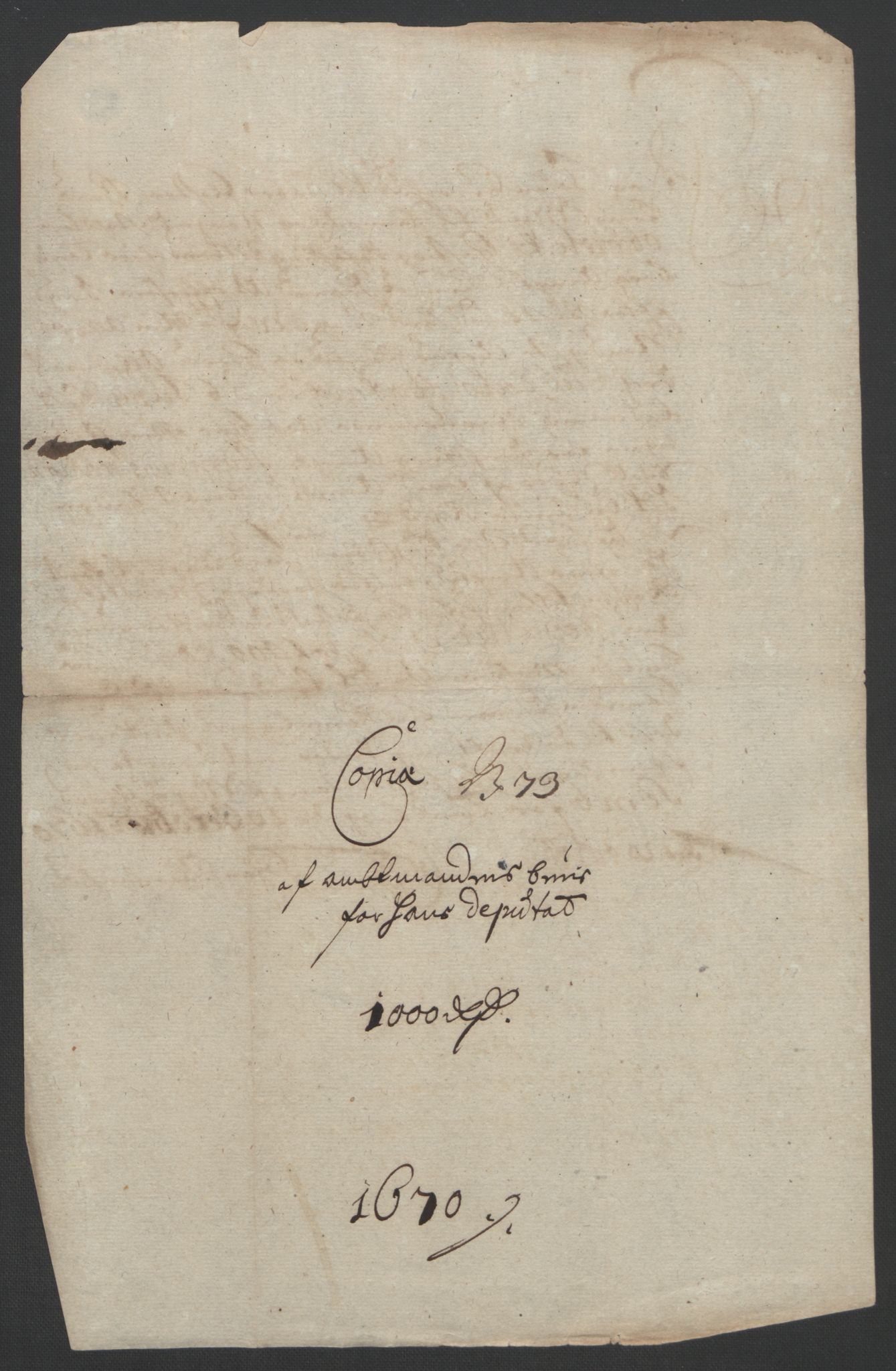 Rentekammeret inntil 1814, Reviderte regnskaper, Fogderegnskap, AV/RA-EA-4092/R32/L1842: Fogderegnskap Jarlsberg grevskap, 1664-1673, p. 181