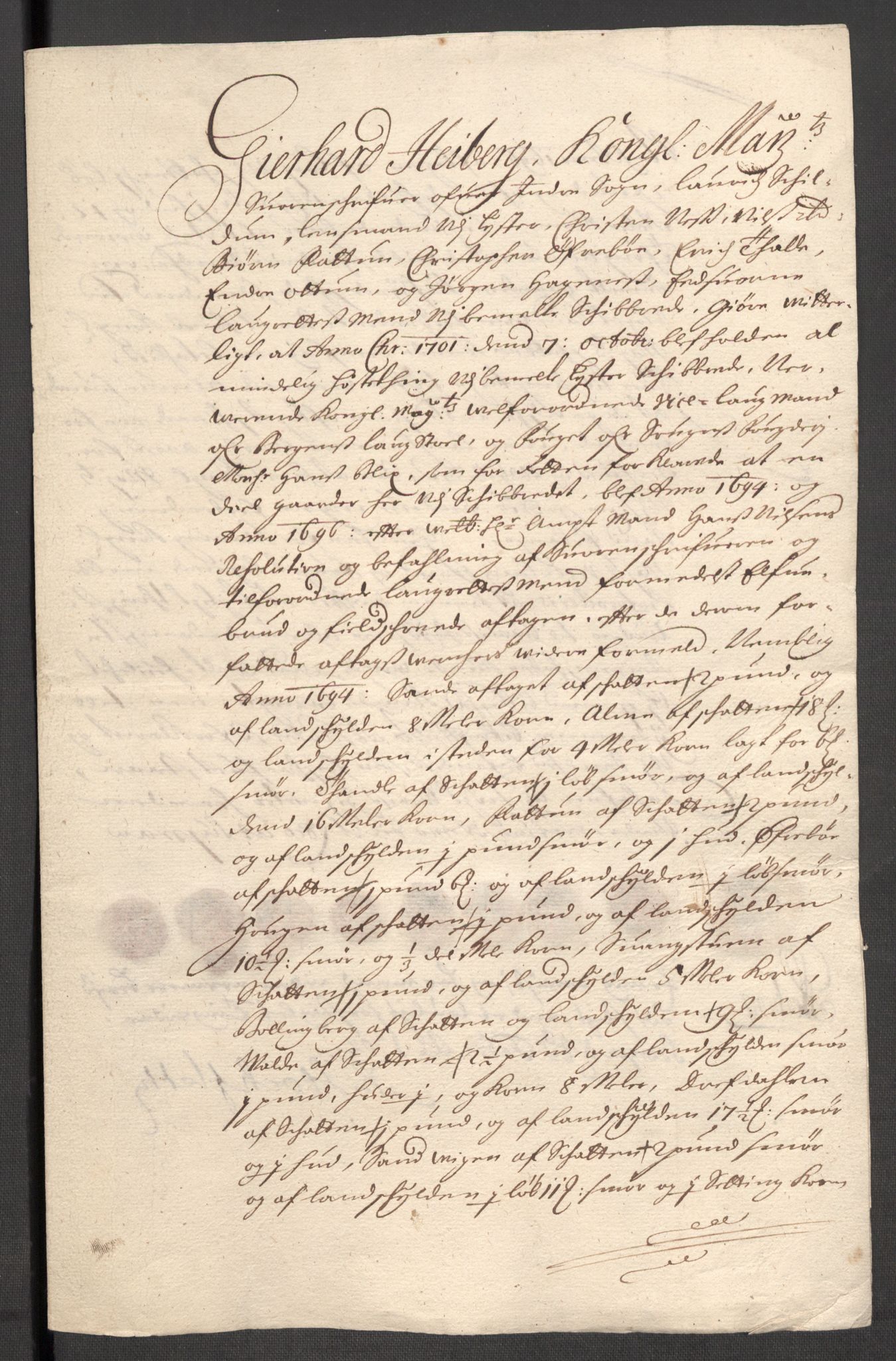 Rentekammeret inntil 1814, Reviderte regnskaper, Fogderegnskap, RA/EA-4092/R52/L3311: Fogderegnskap Sogn, 1700-1701, p. 476