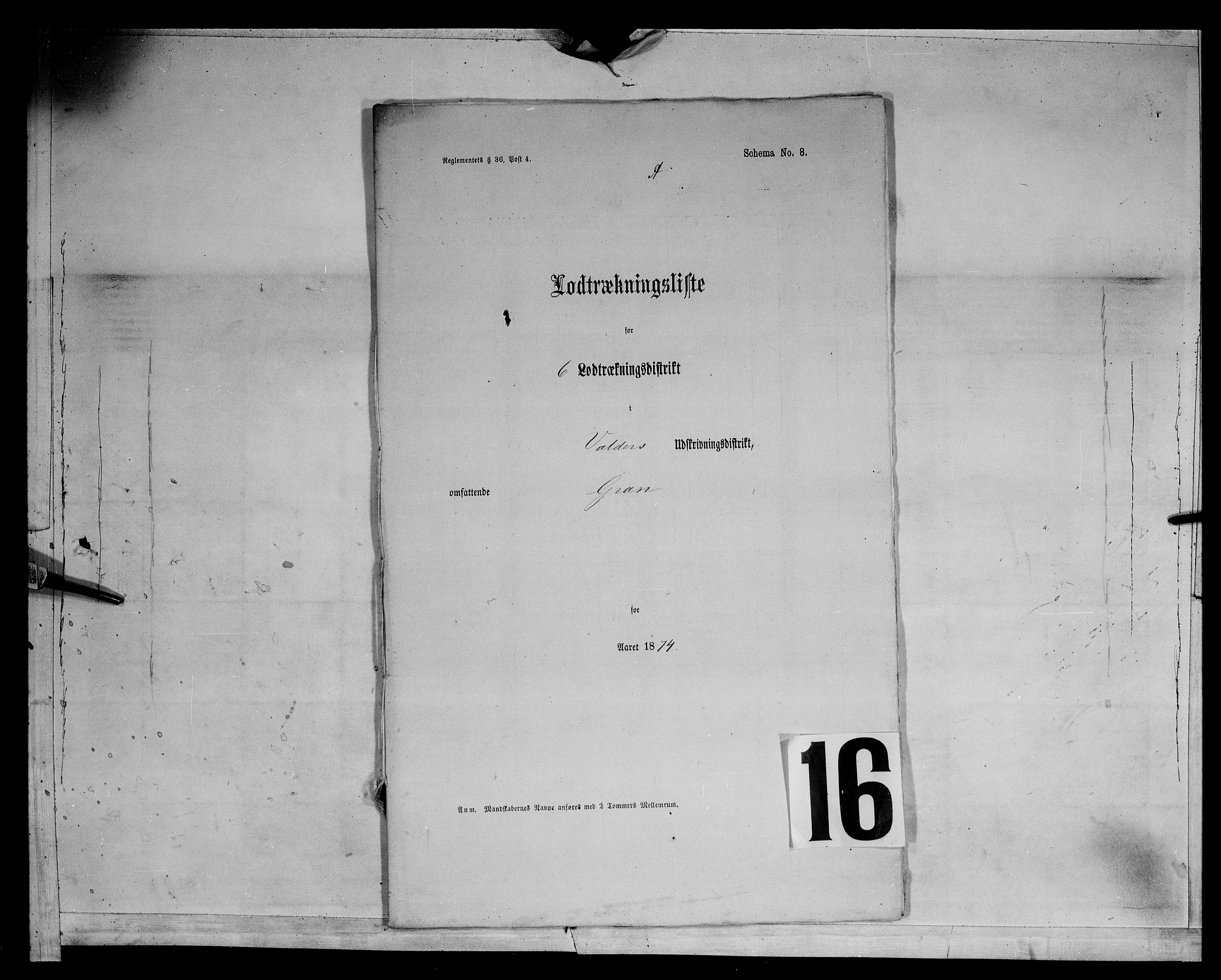 Fylkesmannen i Oppland, AV/SAH-FYO-002/1/K/Kg/L1166: Gran og Jevnaker, 1860-1879, p. 8778