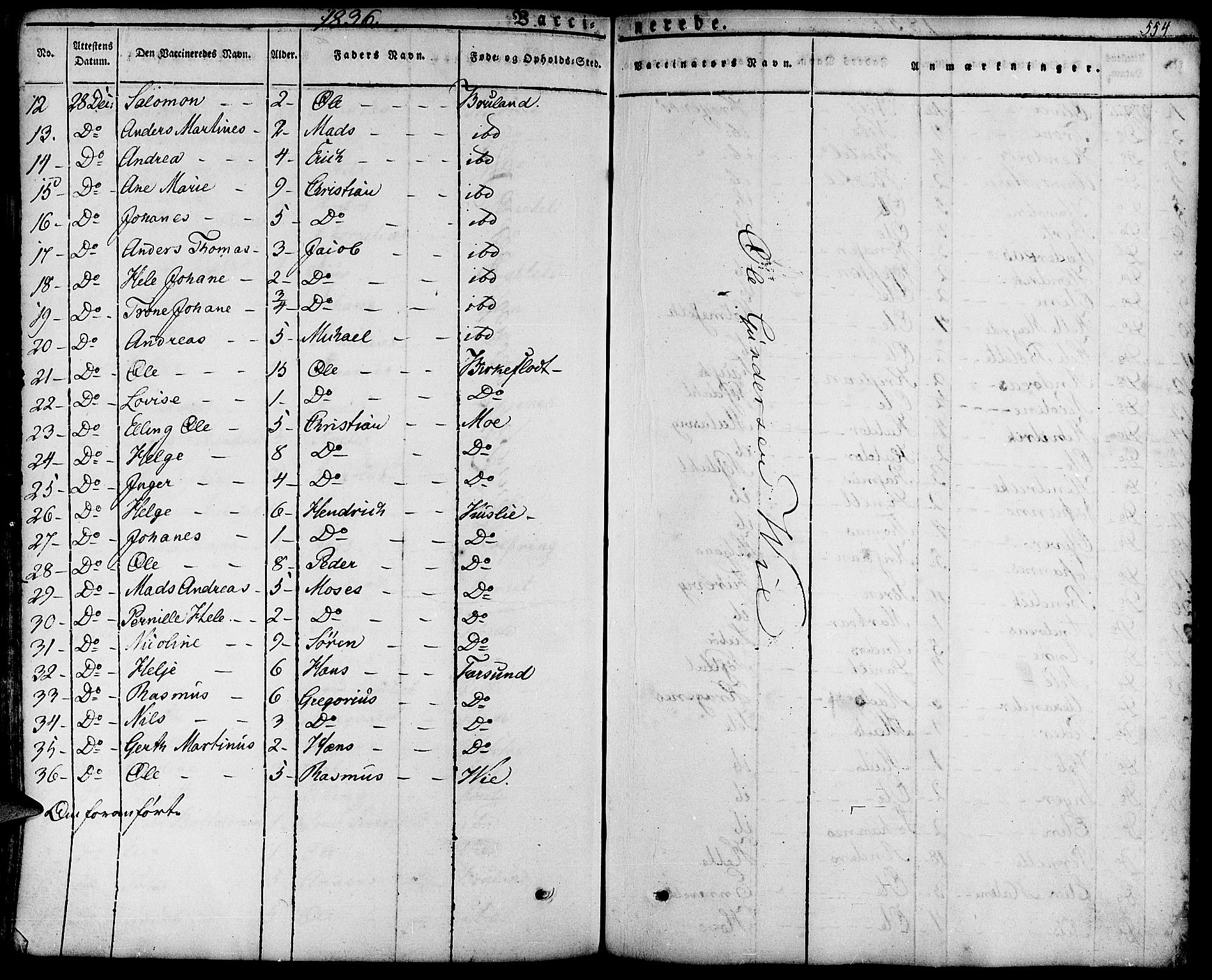 Førde sokneprestembete, SAB/A-79901/H/Haa/Haaa/L0006: Parish register (official) no. A 6, 1821-1842, p. 554