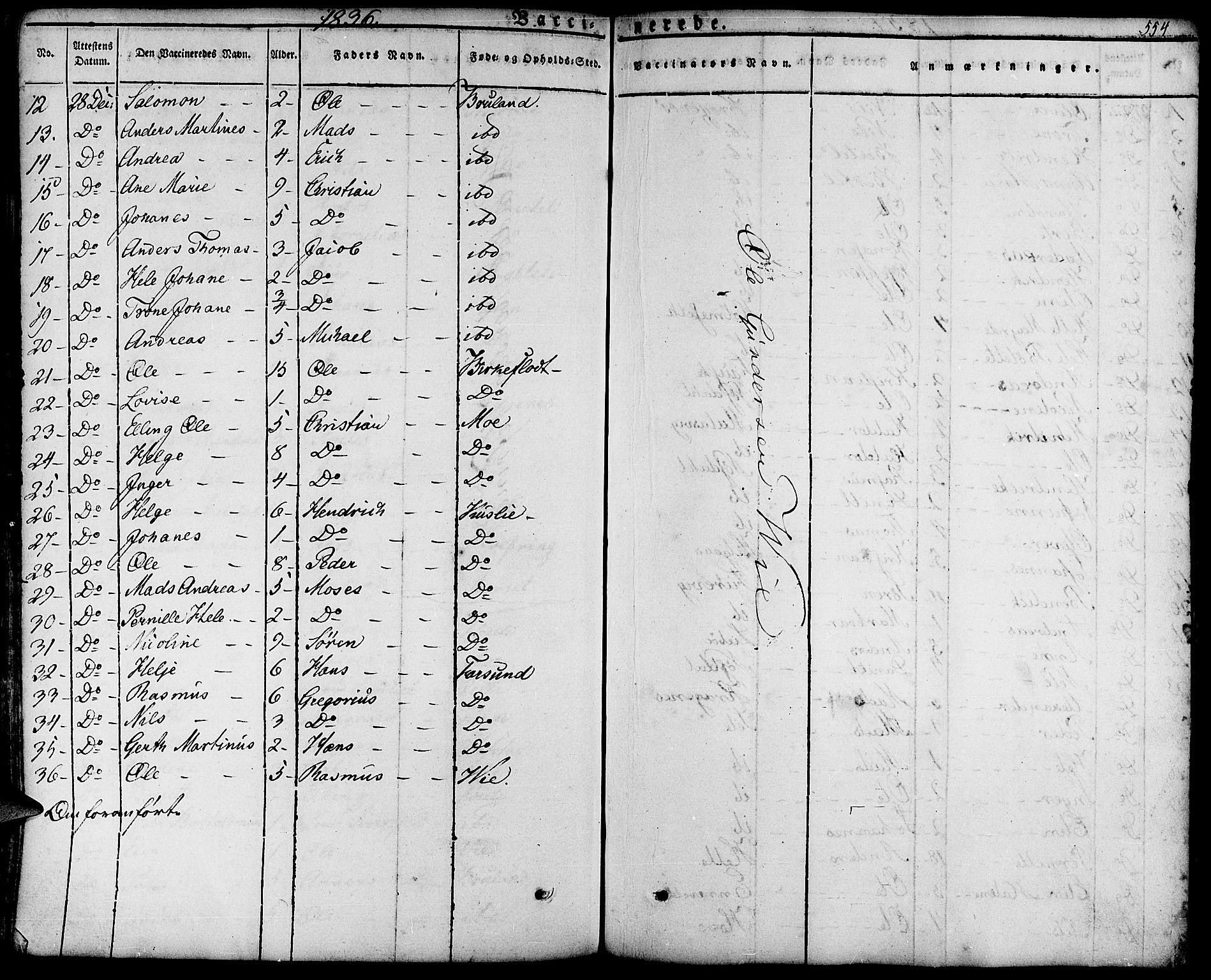 Førde sokneprestembete, AV/SAB-A-79901/H/Haa/Haaa/L0006: Parish register (official) no. A 6, 1821-1842, p. 554