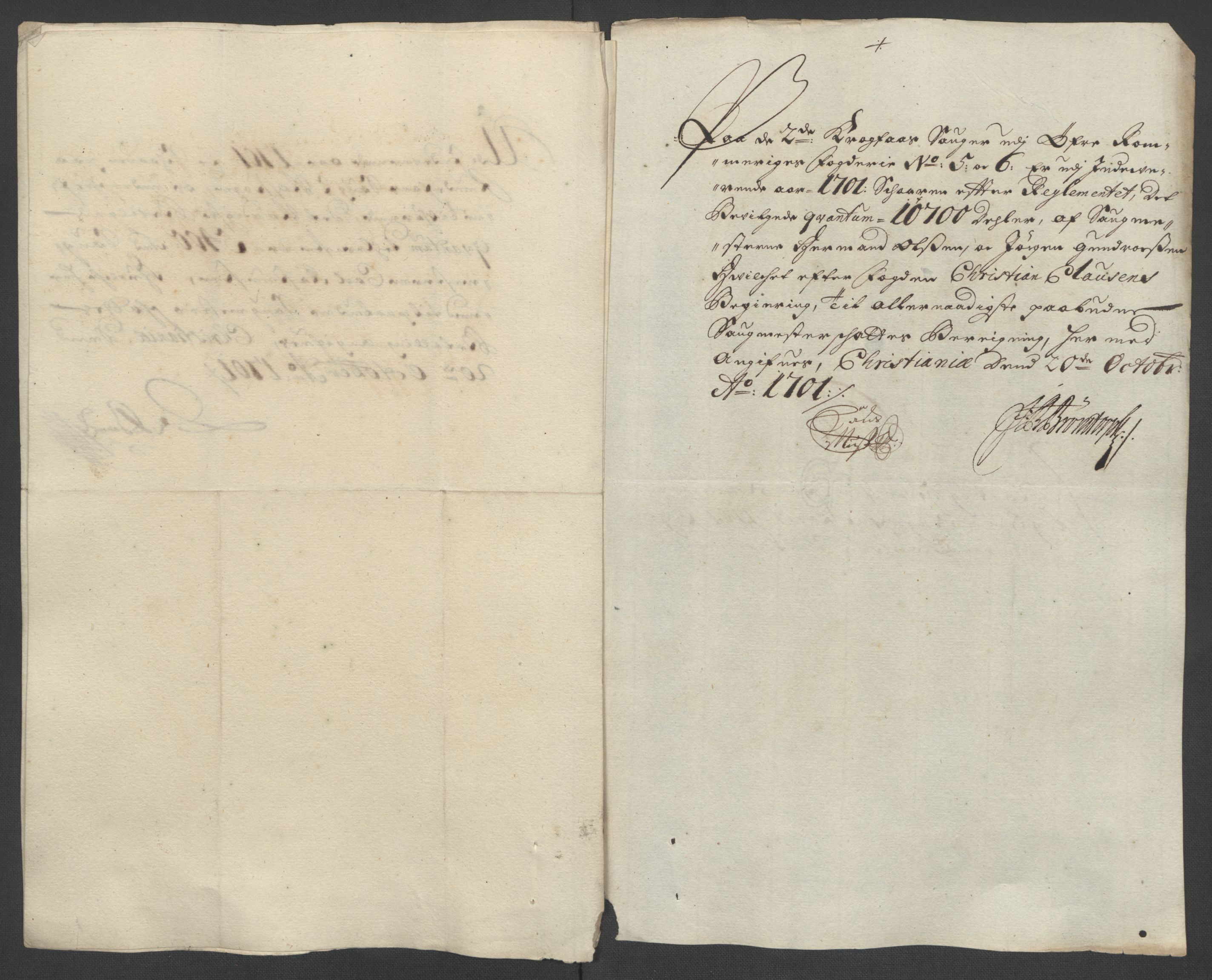 Rentekammeret inntil 1814, Reviderte regnskaper, Fogderegnskap, AV/RA-EA-4092/R12/L0713: Fogderegnskap Øvre Romerike, 1701, p. 257