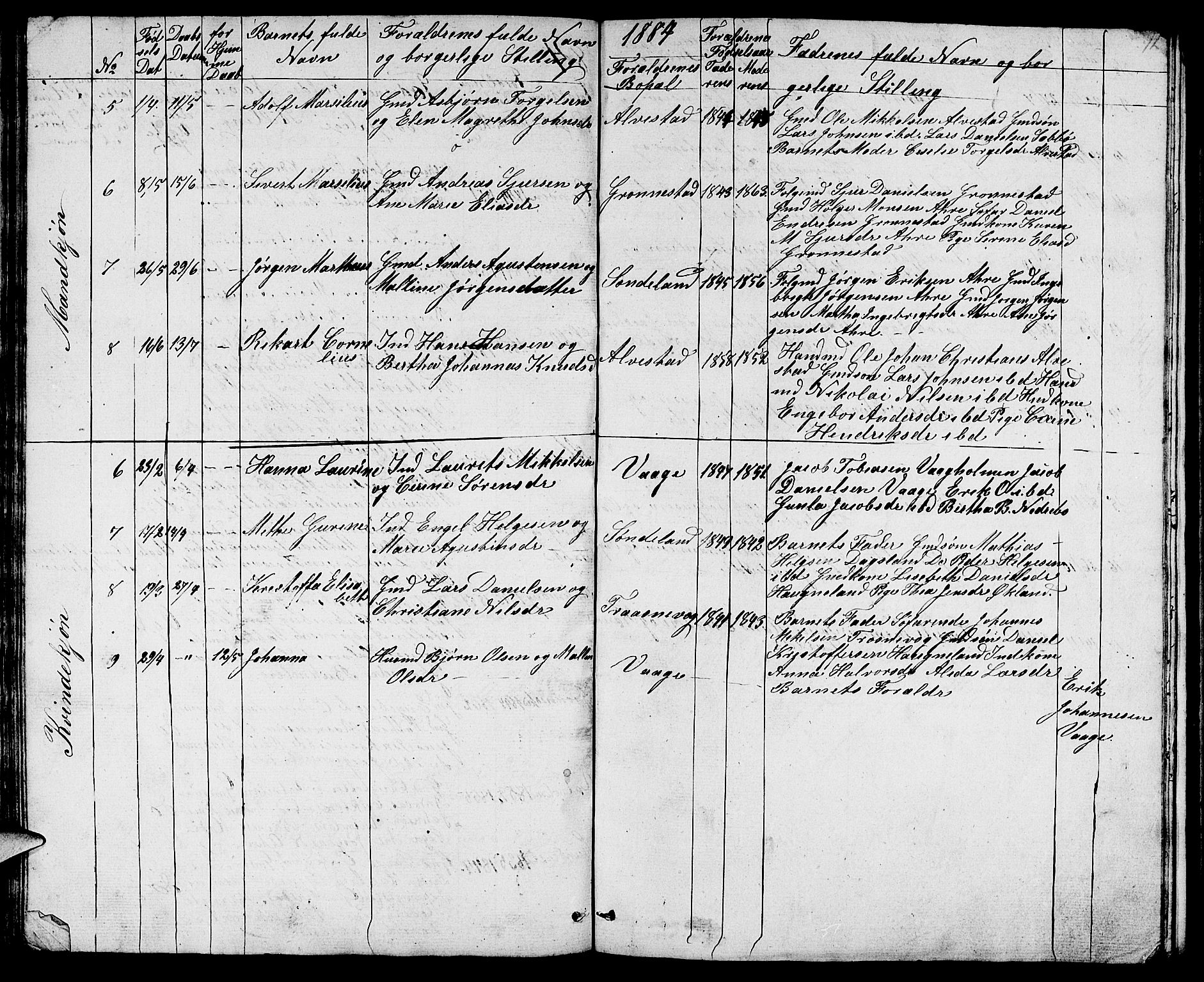 Tysvær sokneprestkontor, SAST/A -101864/H/Ha/Hab/L0001: Parish register (copy) no. B 1, 1851-1887, p. 92